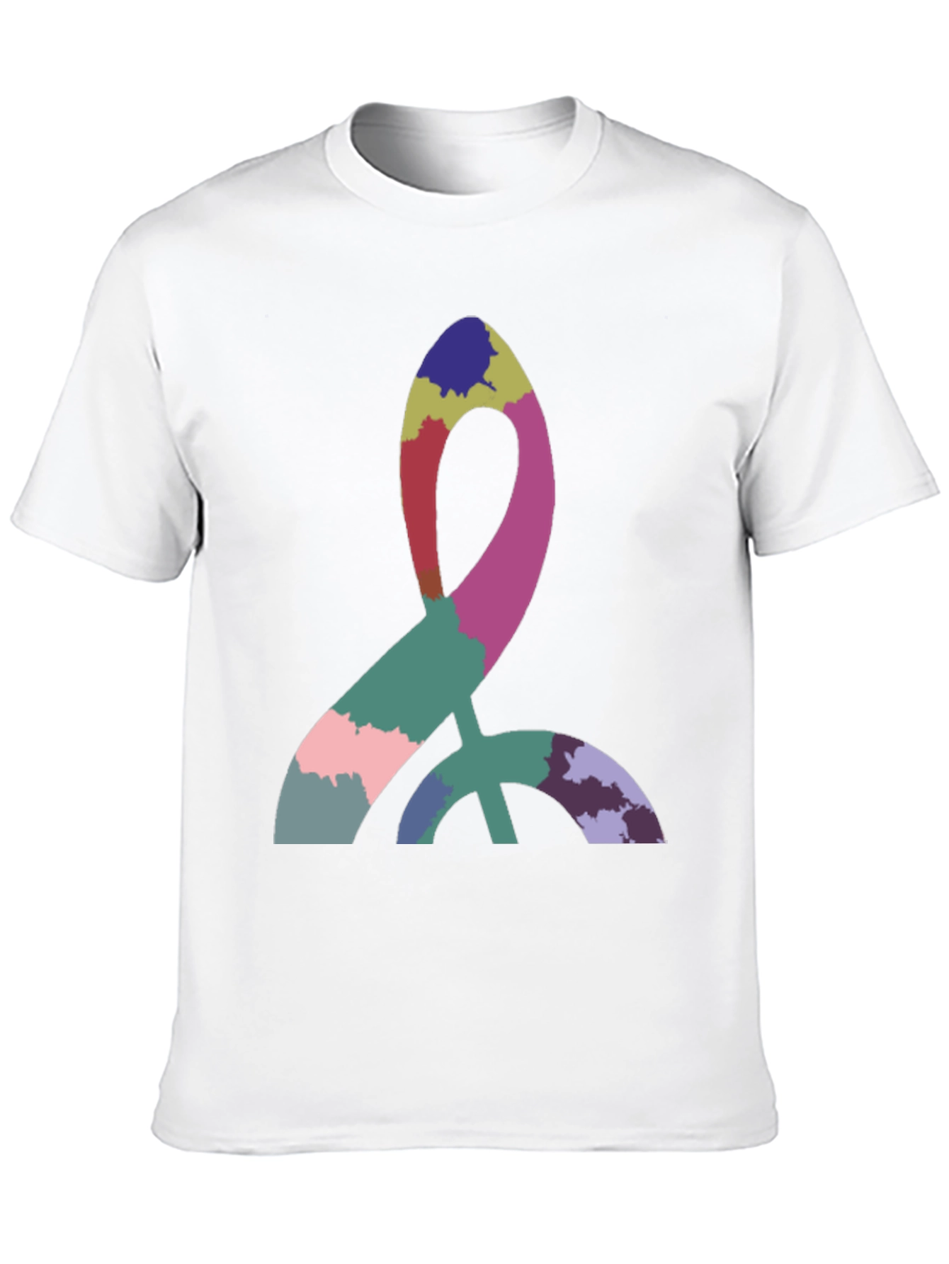 Abstract Symbol Black T-Shirt