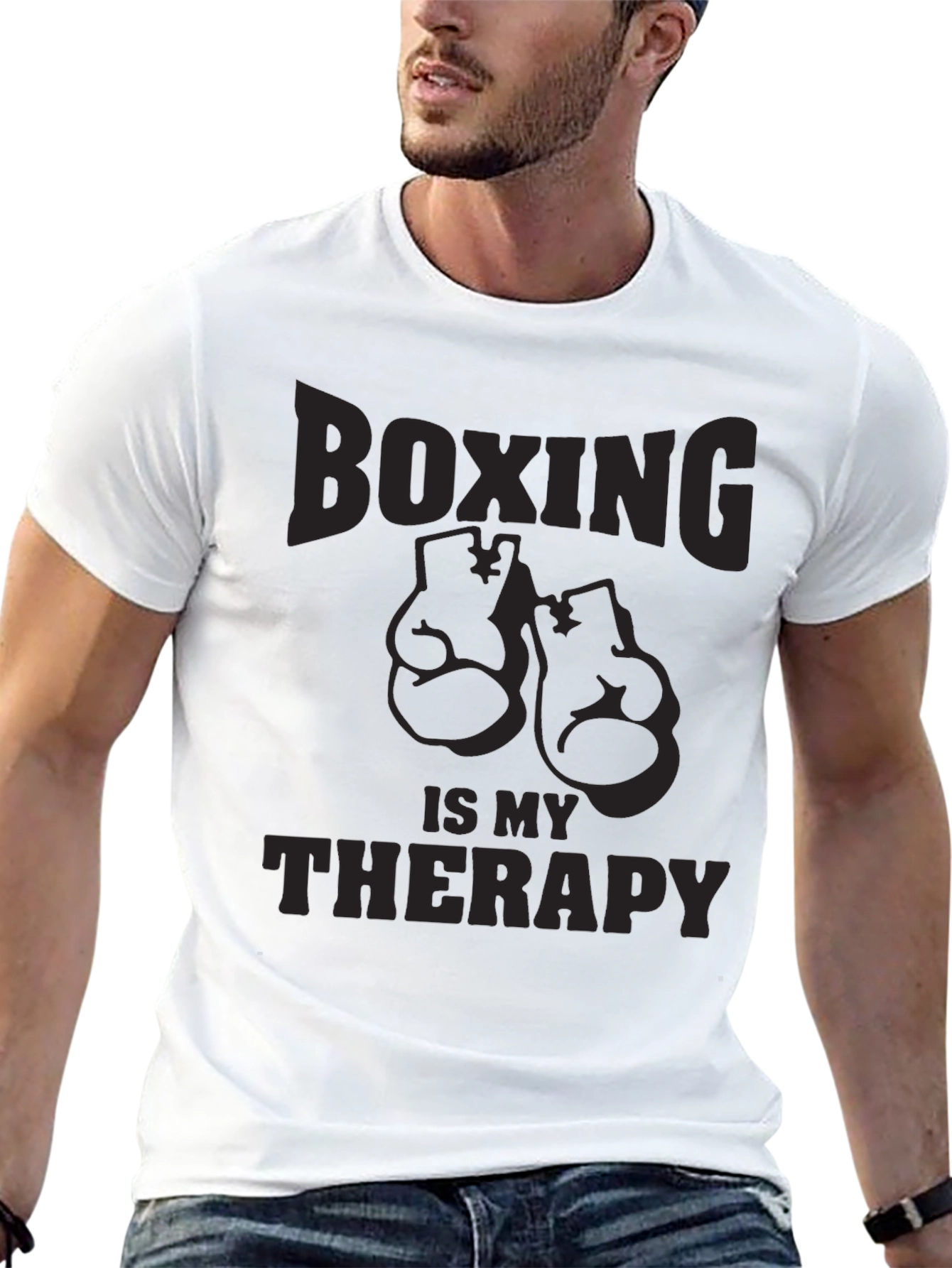 Boxing is My Therapy Graphic T-Shirt