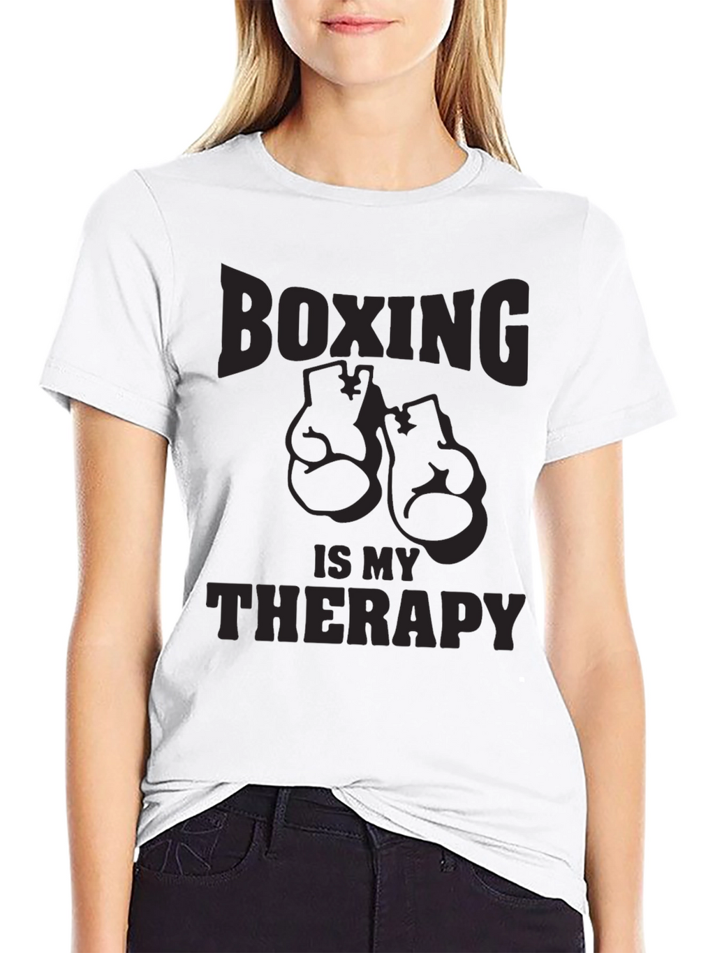 Boxing is My Therapy Graphic T-Shirt