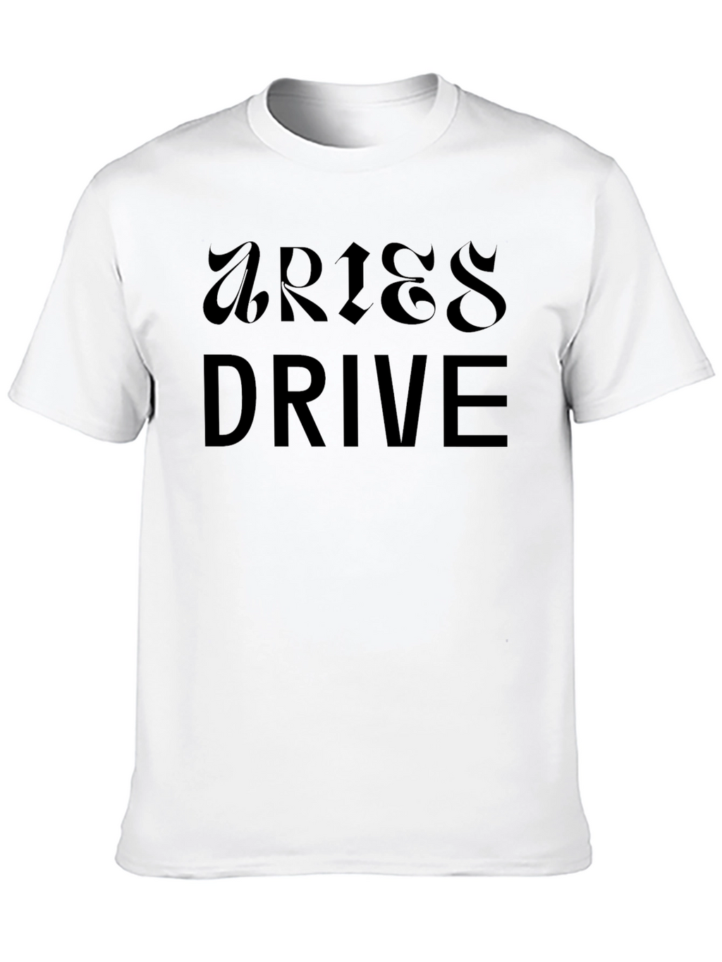Aries Drive Black Graphic Tee Shirt