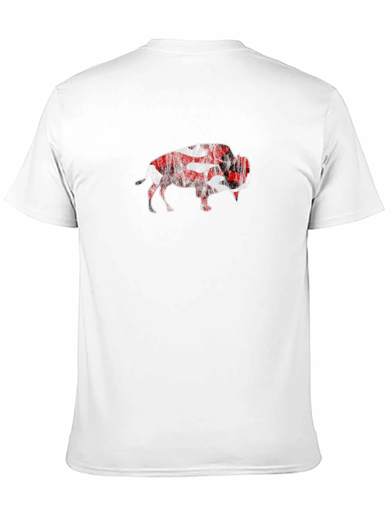 Buffalo Plaid Graphic Tee - Stylish Mens T-Shirt