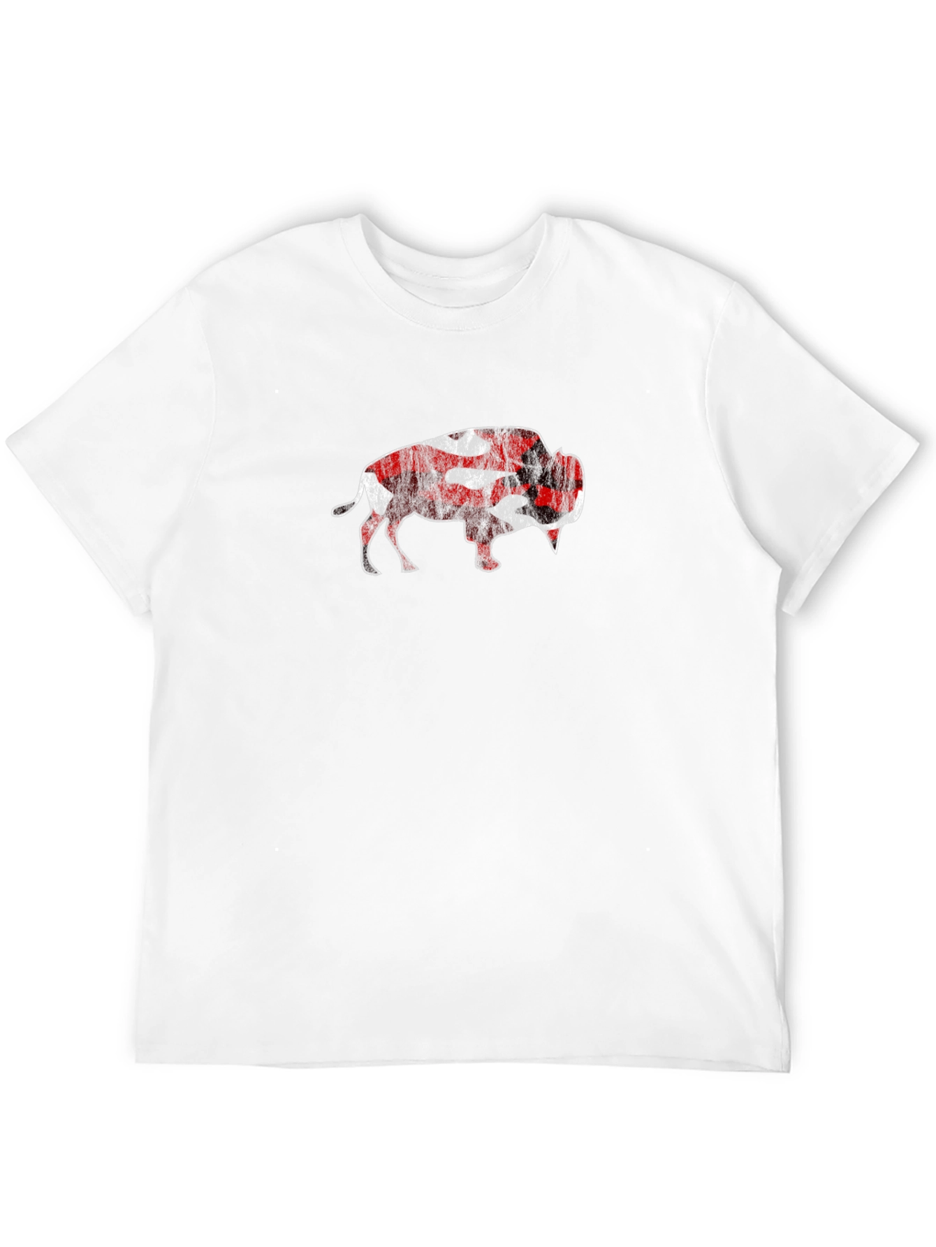 Buffalo Plaid Graphic Tee - Stylish Mens T-Shirt