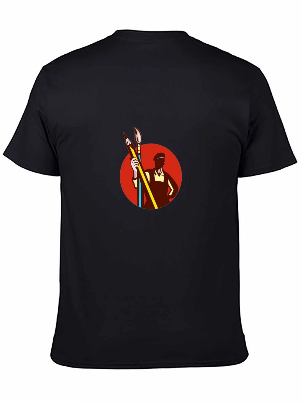 Artist Graphic Tee - Retro Painter Design