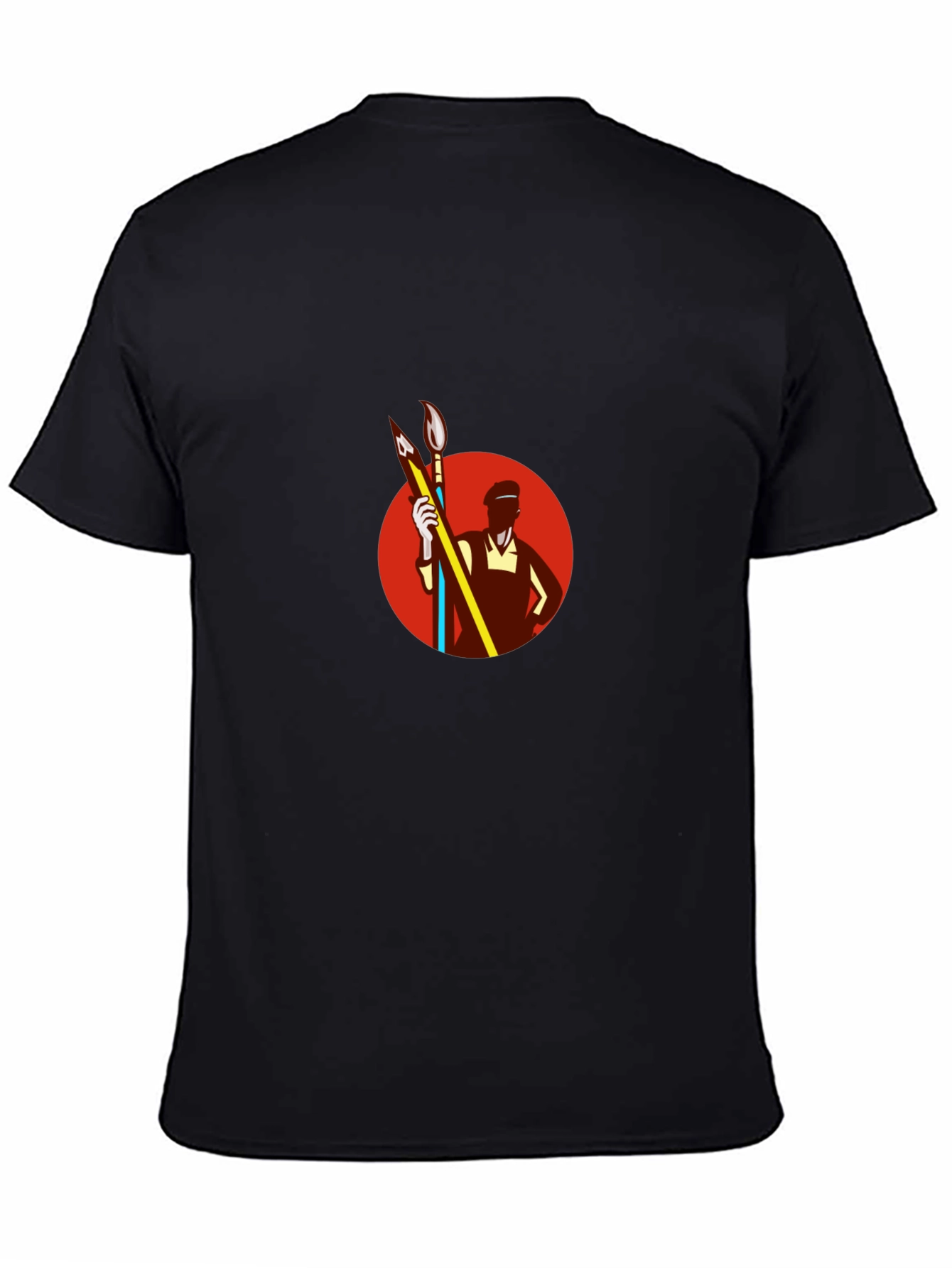 Artist Graphic Tee - Retro Painter Design