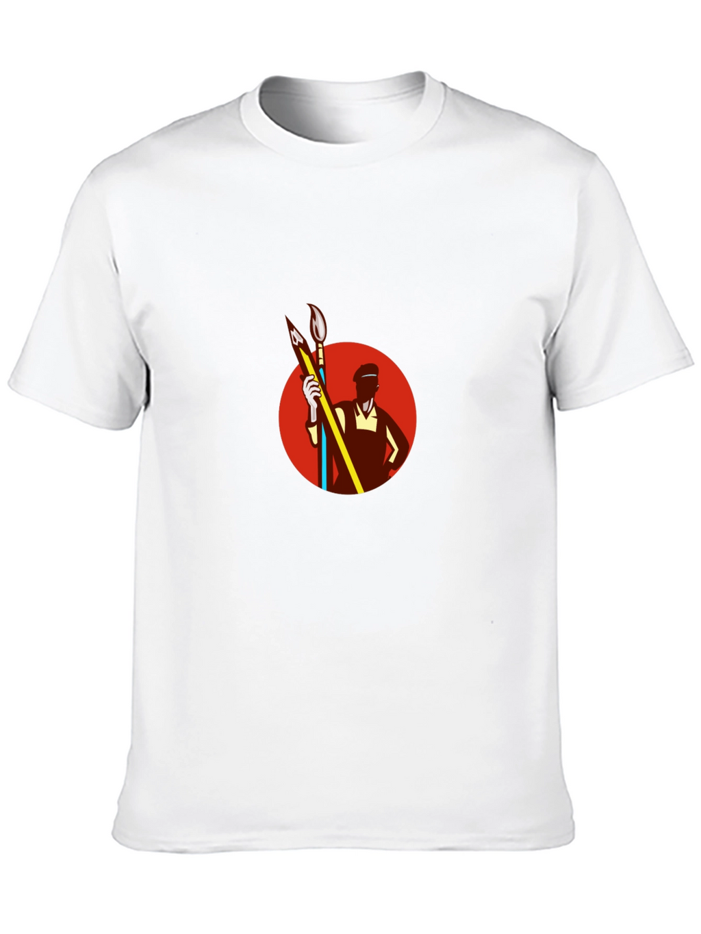 Artist Graphic Tee - Retro Painter Design