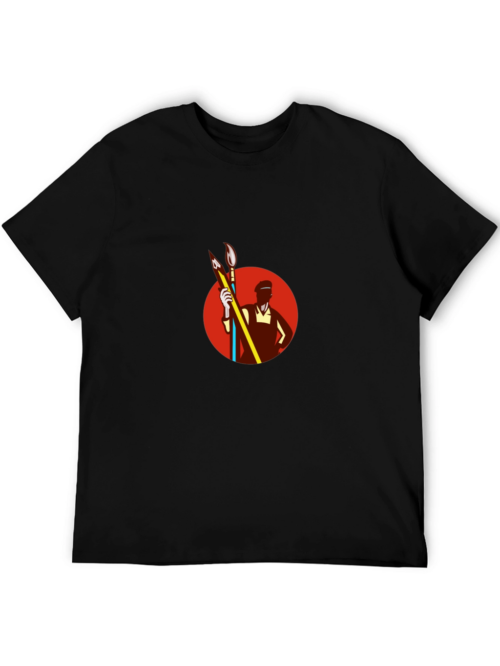 Artist Graphic Tee - Retro Painter Design