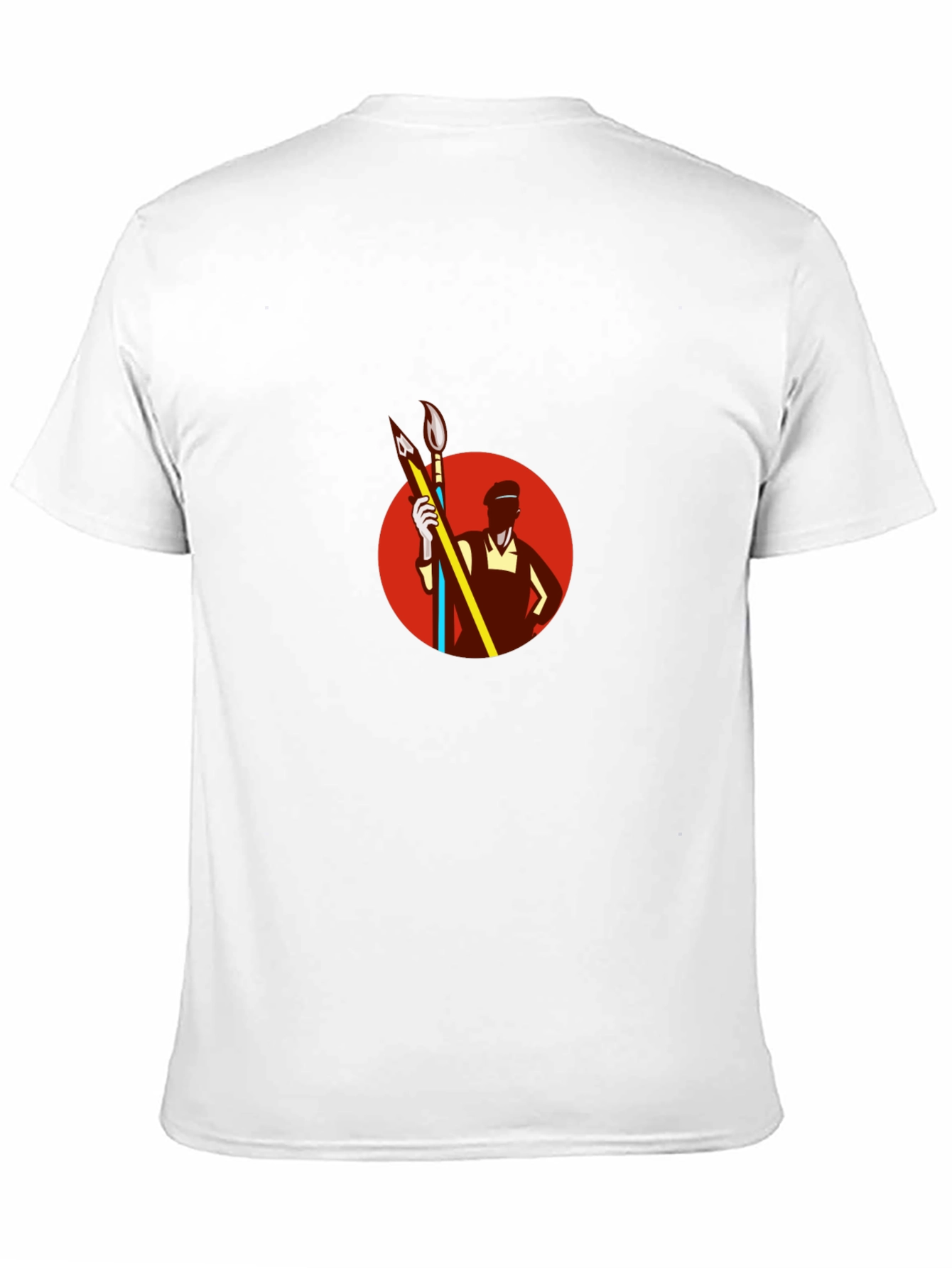 Artist Graphic Tee - Retro Painter Design