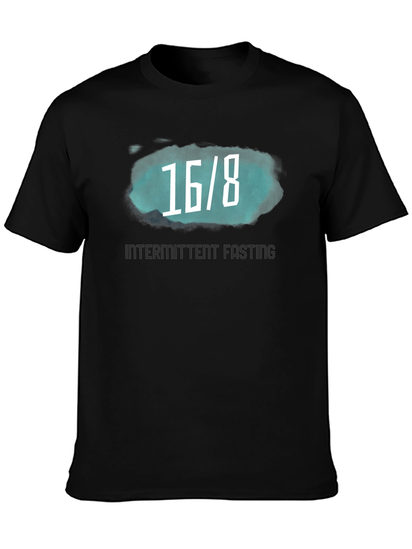 16/8 Intermittent Fasting Black T-Shirt