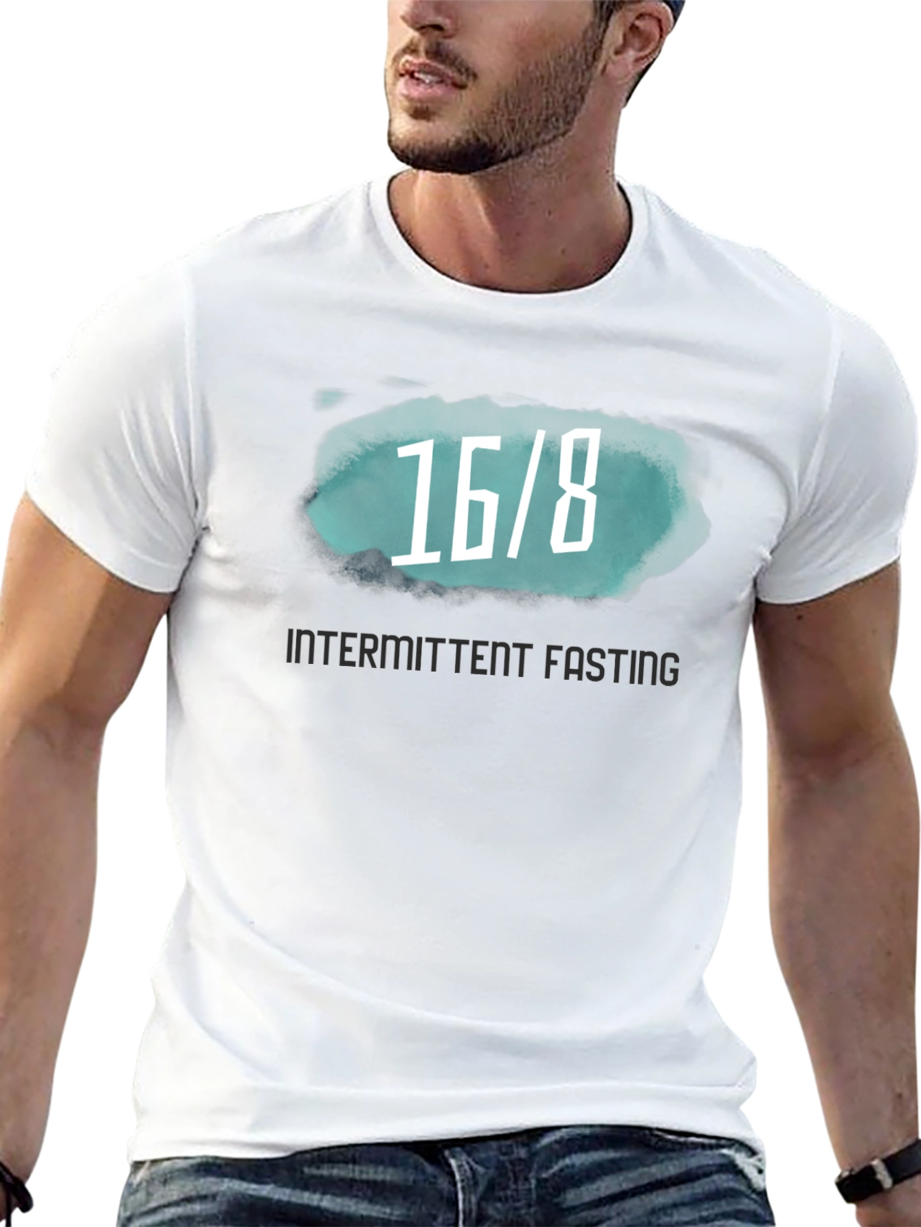 16/8 Intermittent Fasting Black T-Shirt