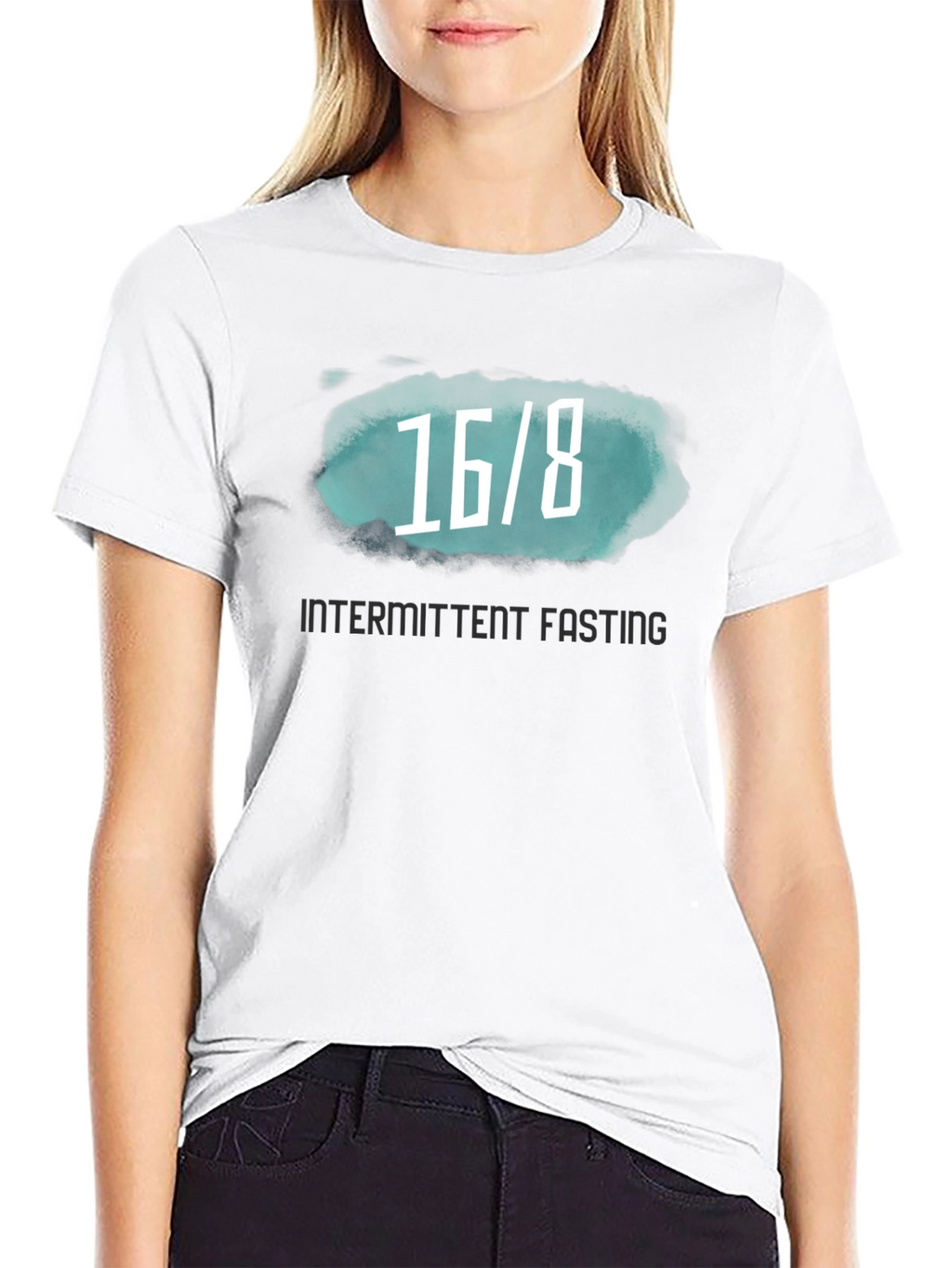 16/8 Intermittent Fasting Black T-Shirt