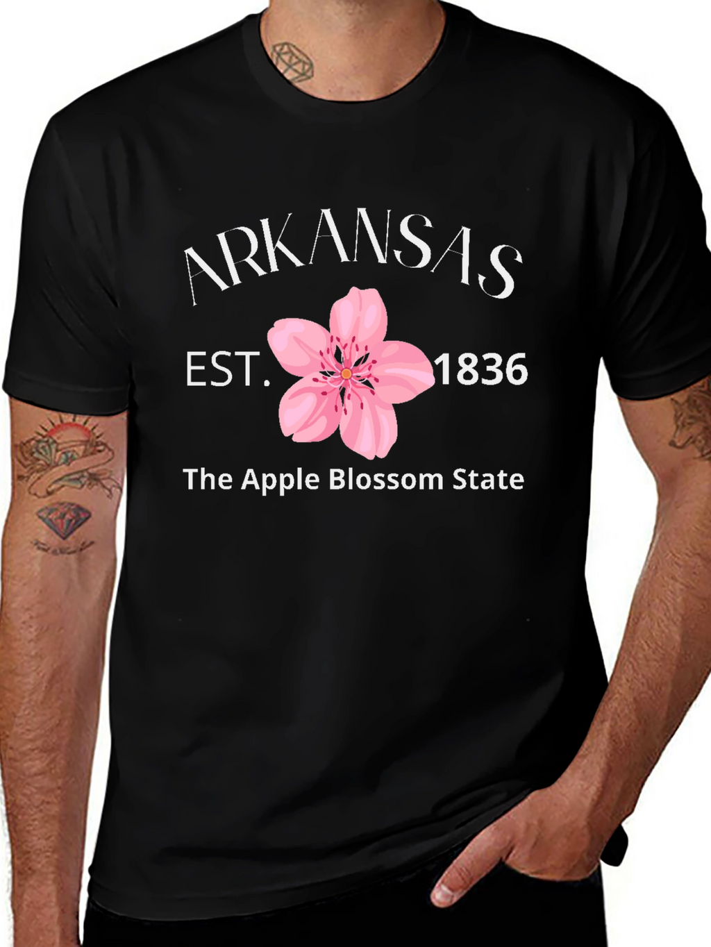 Arkansas Apple Blossom State T-Shirt