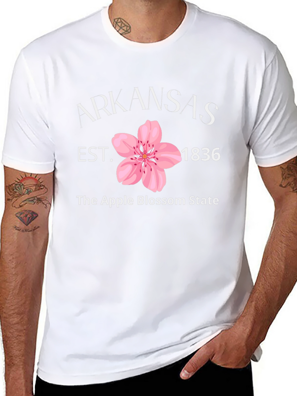 Arkansas Apple Blossom State T-Shirt
