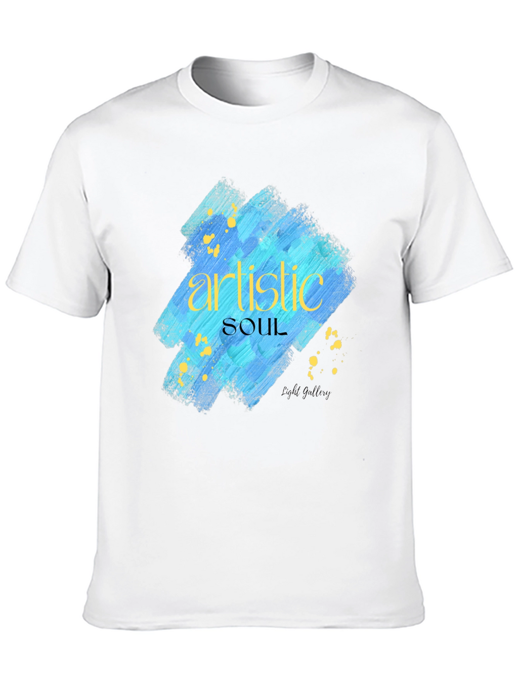 Artistic Soul Graphic Black T-Shirt
