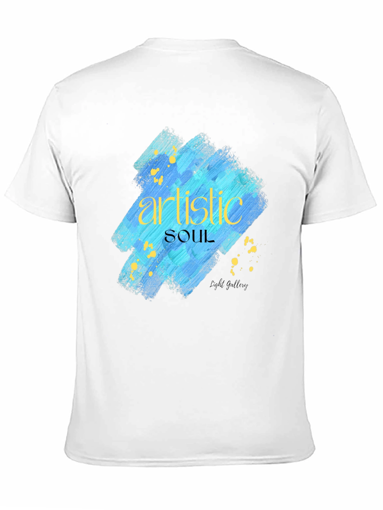 Artistic Soul Graphic Black T-Shirt