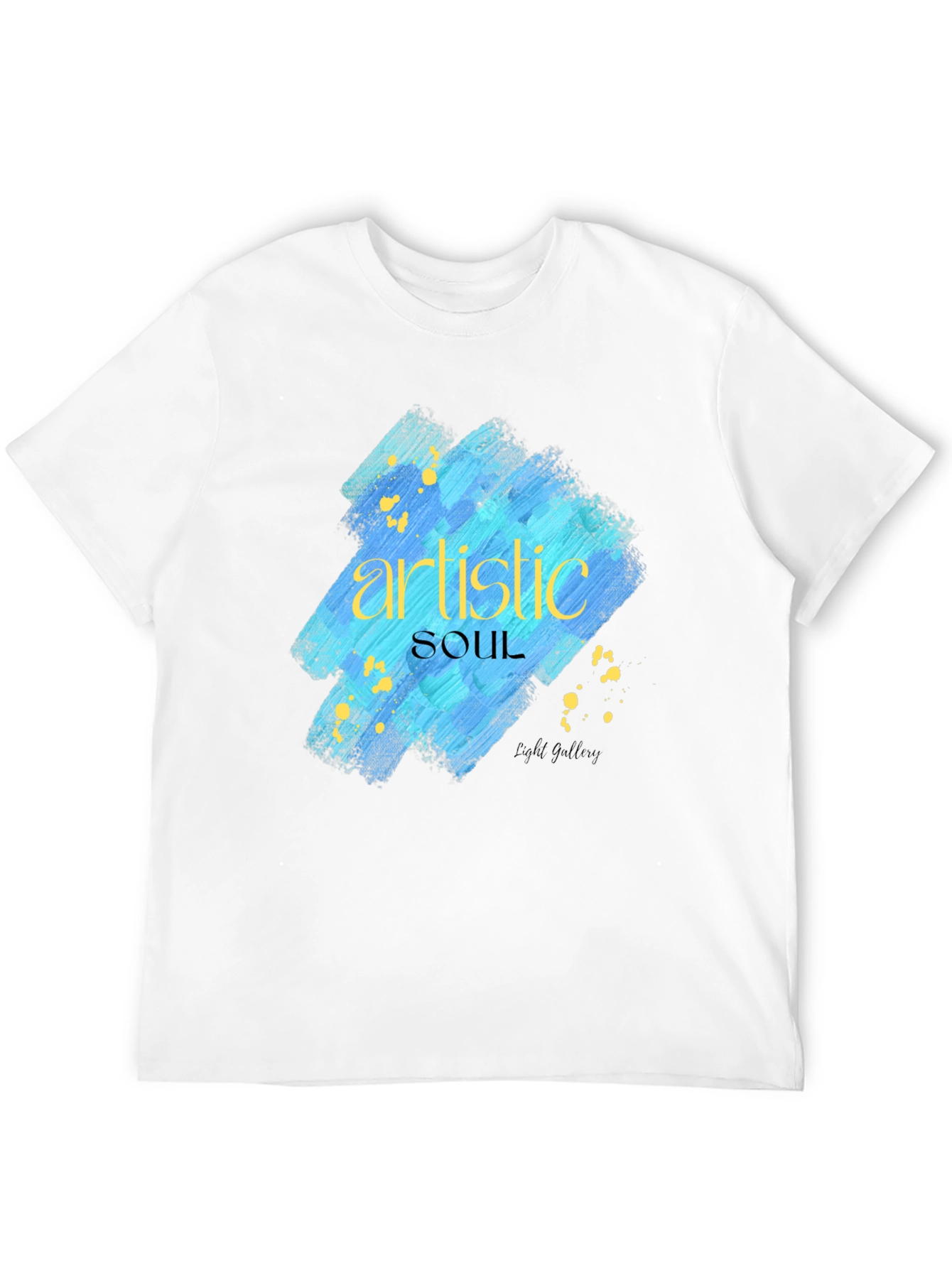 Artistic Soul Graphic Black T-Shirt