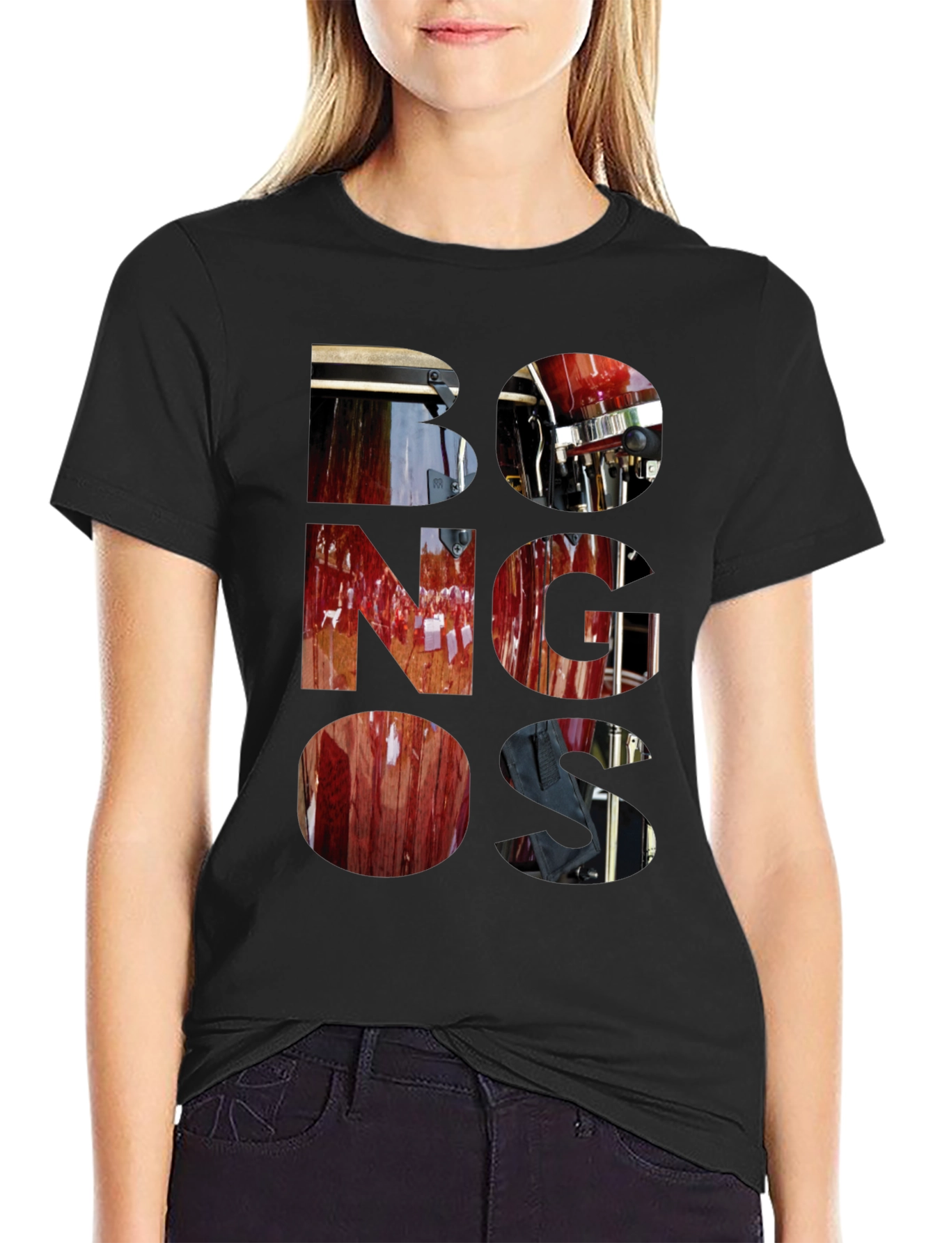 Bongos Graphic T-Shirt - Stylish Music Lover Tee