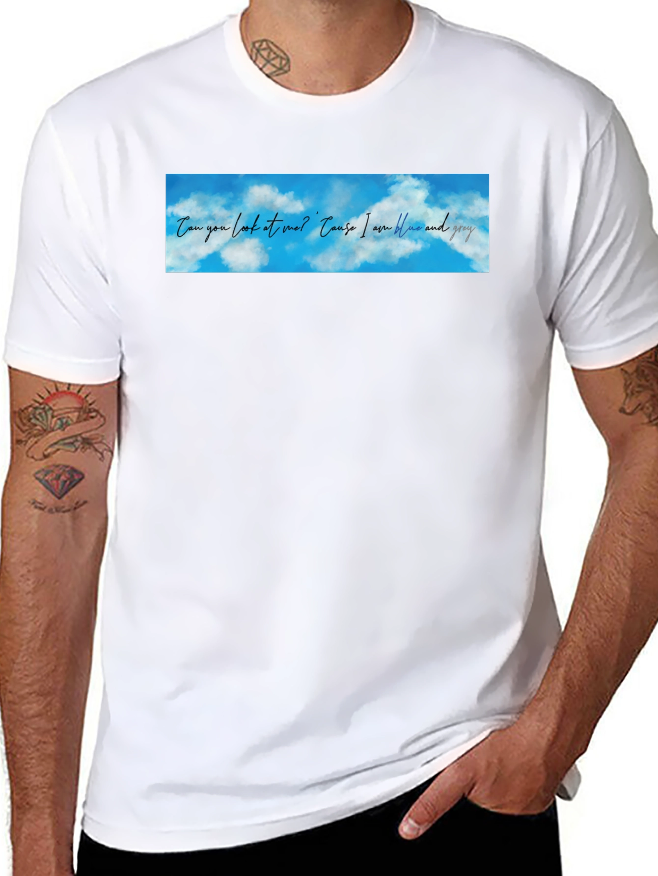 Blue Sky Lyric T-Shirt