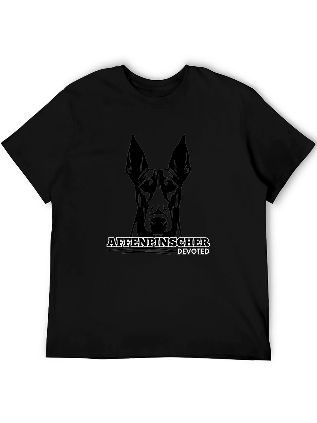Affenpinscher Devoted Black T-Shirt