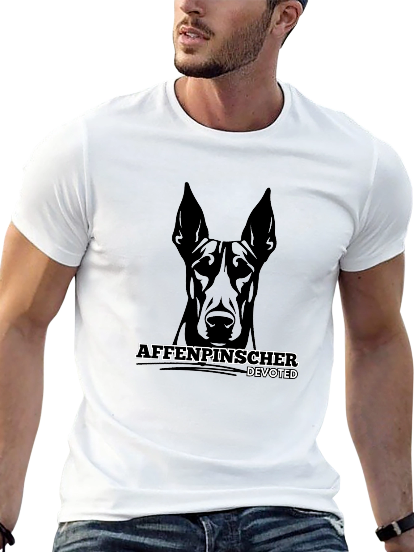 Affenpinscher Devoted Black T-Shirt