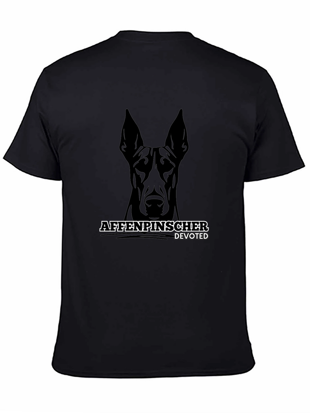 Affenpinscher Devoted Black T-Shirt