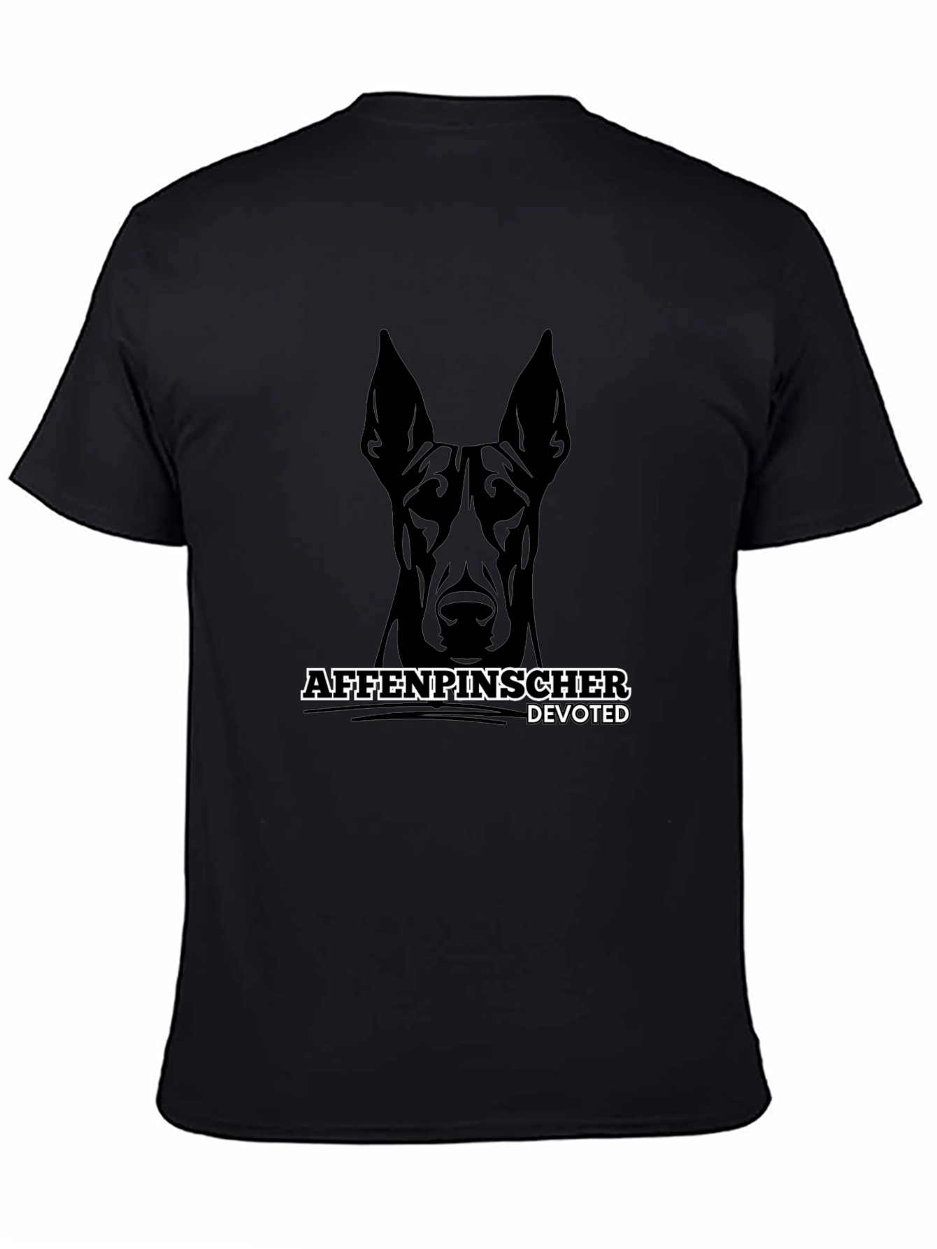 Affenpinscher Devoted Black T-Shirt
