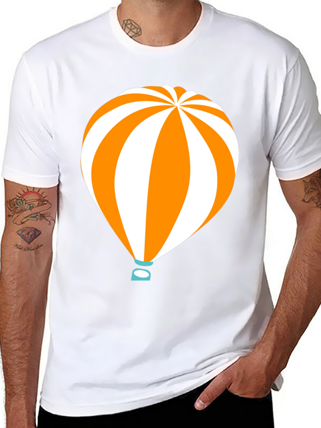 Balloon Graphic Tee - Unique Mens T-Shirt