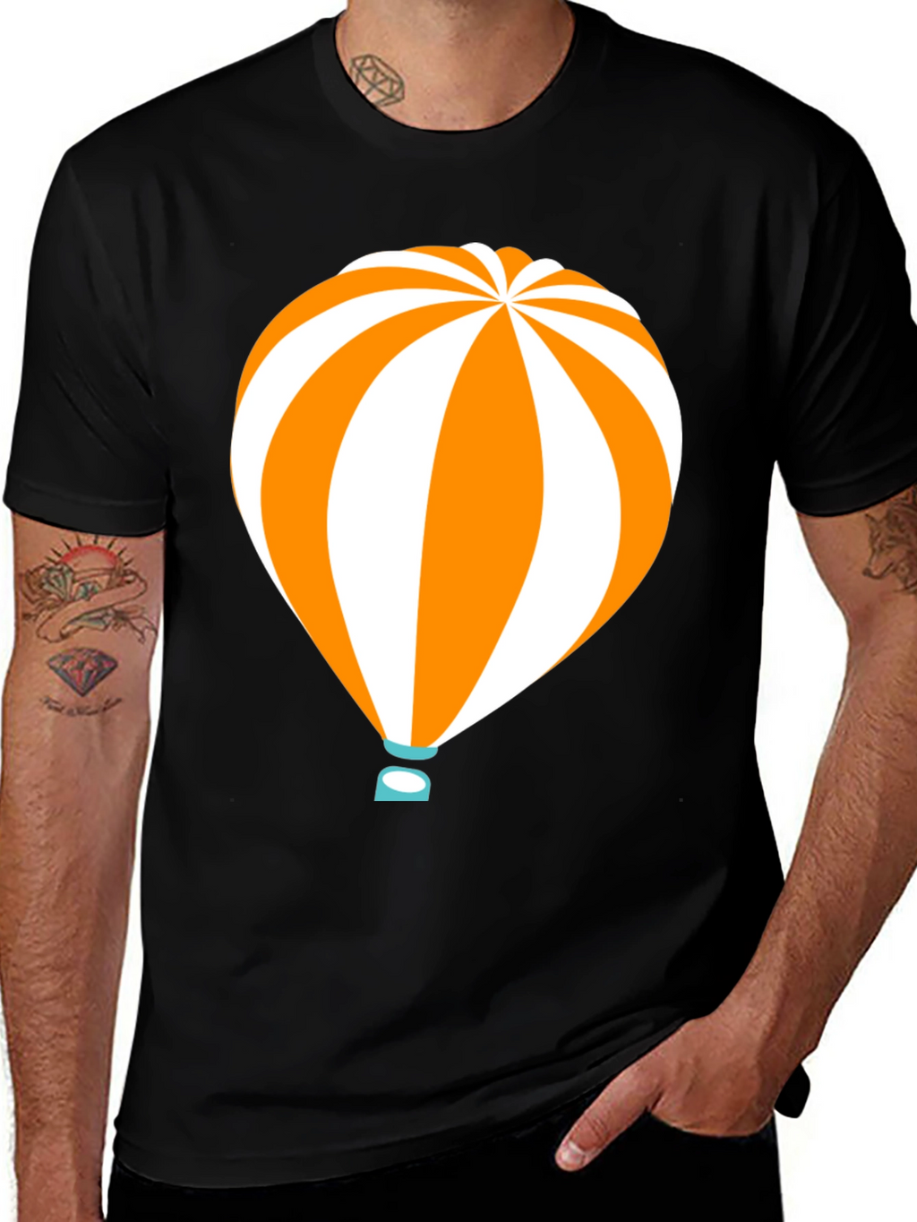 Balloon Graphic Tee - Unique Mens T-Shirt