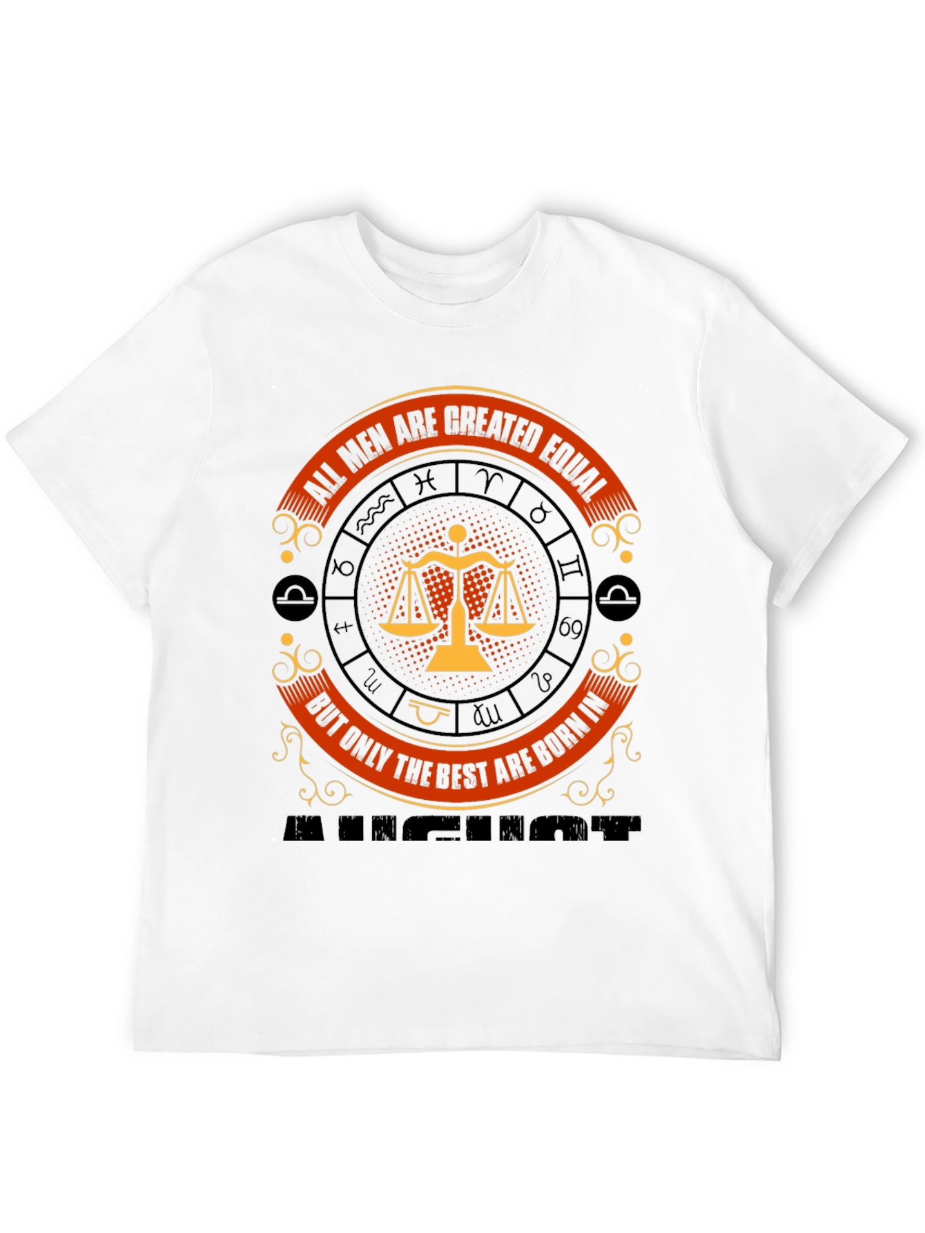 All Men Are Created Equal Libra Zodiac T-Shirt