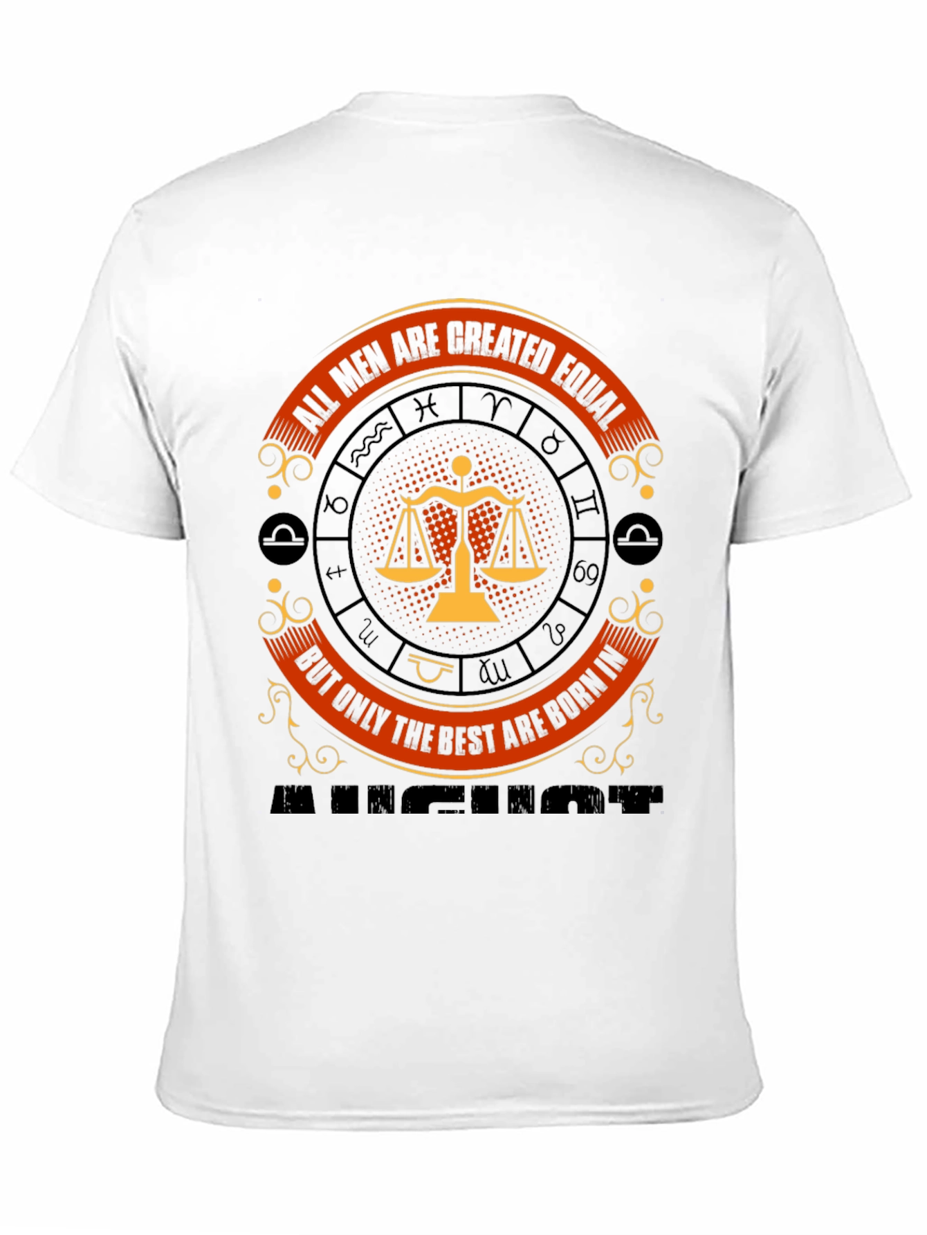 All Men Are Created Equal Libra Zodiac T-Shirt