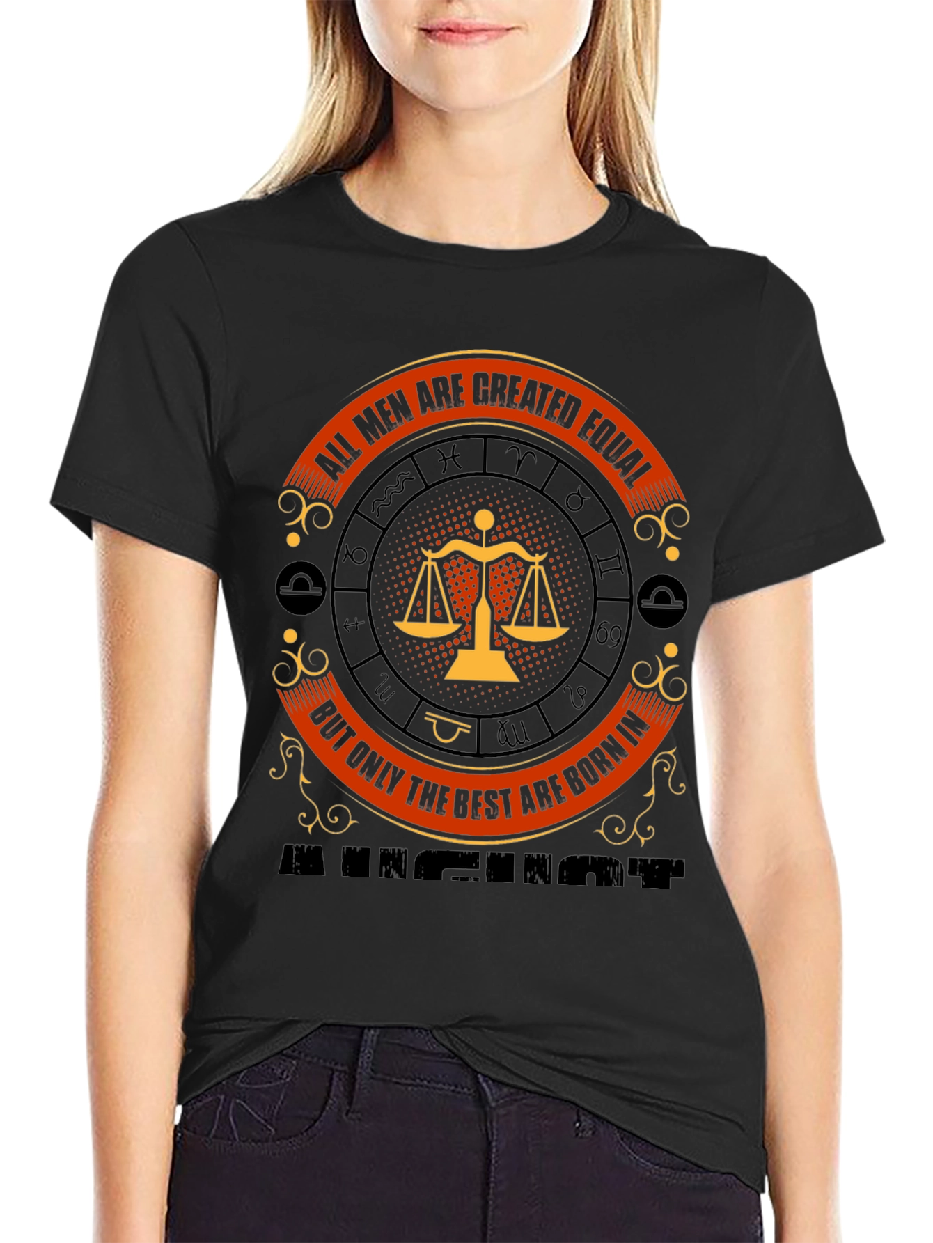 All Men Are Created Equal Libra Zodiac T-Shirt