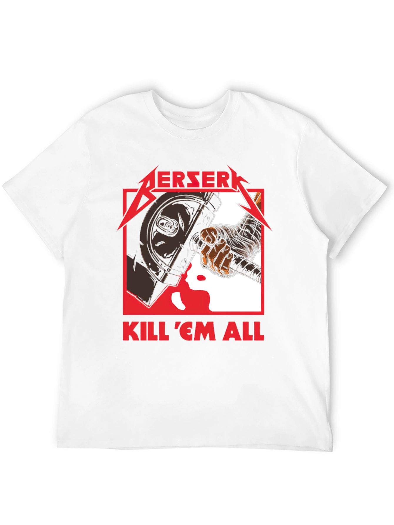 Berserk Kill Em All Graphic T-Shirt