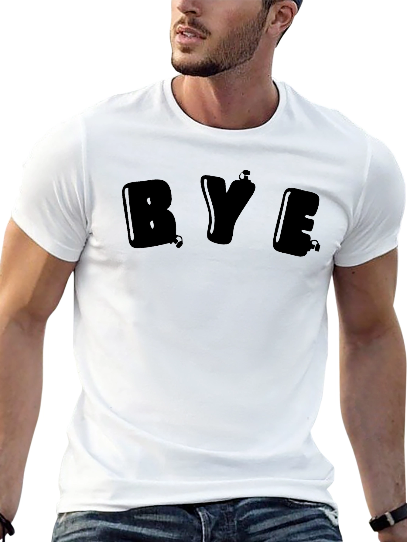 BYE Graphic T-Shirt - Casual Comfort