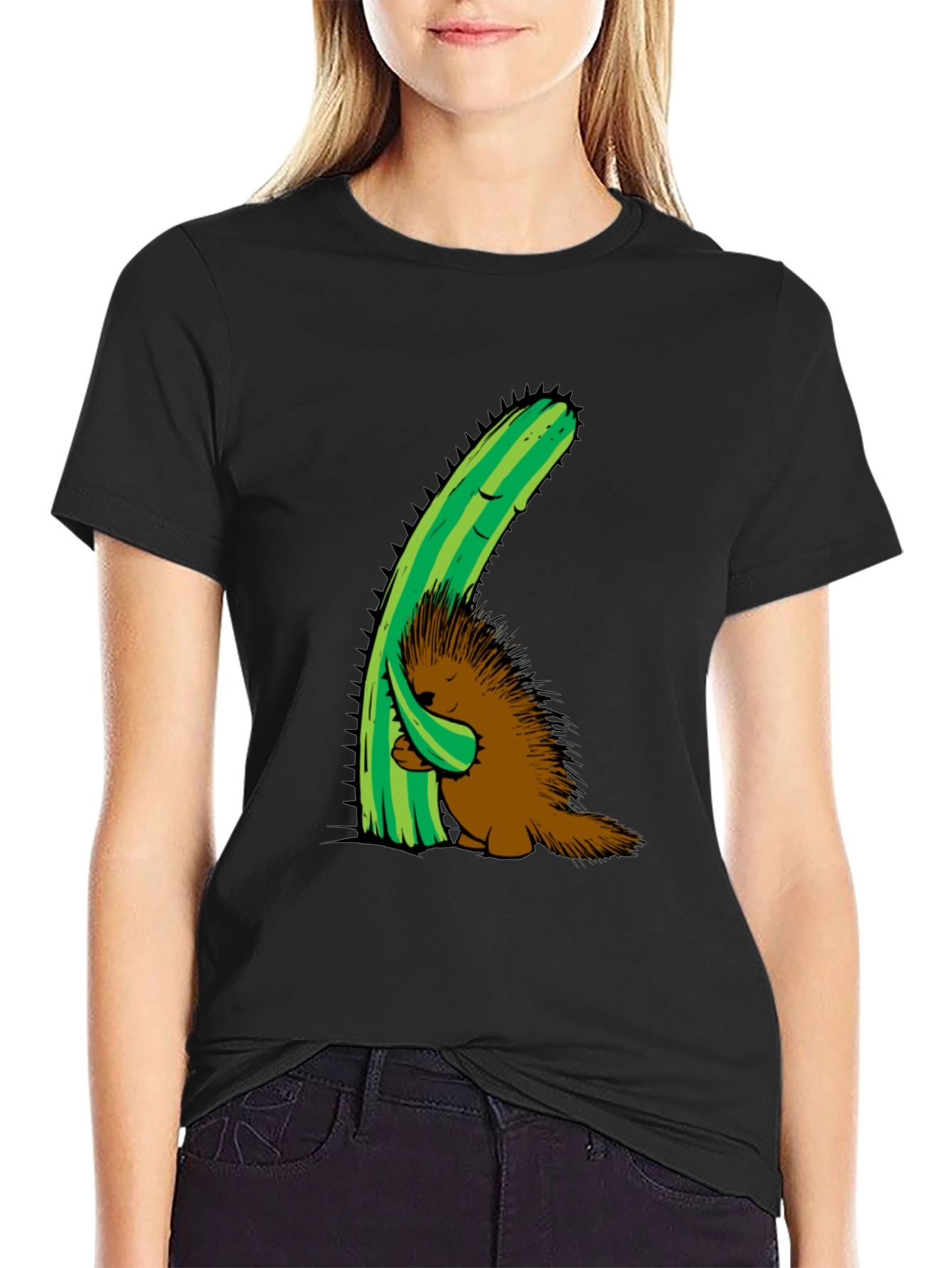 Cactus Hug T-Shirt - Porcupine Comfort Tee