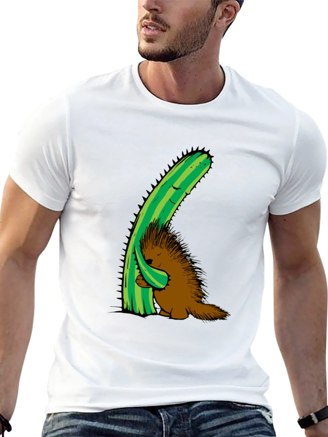 Cactus Hug T-Shirt - Porcupine Comfort Tee