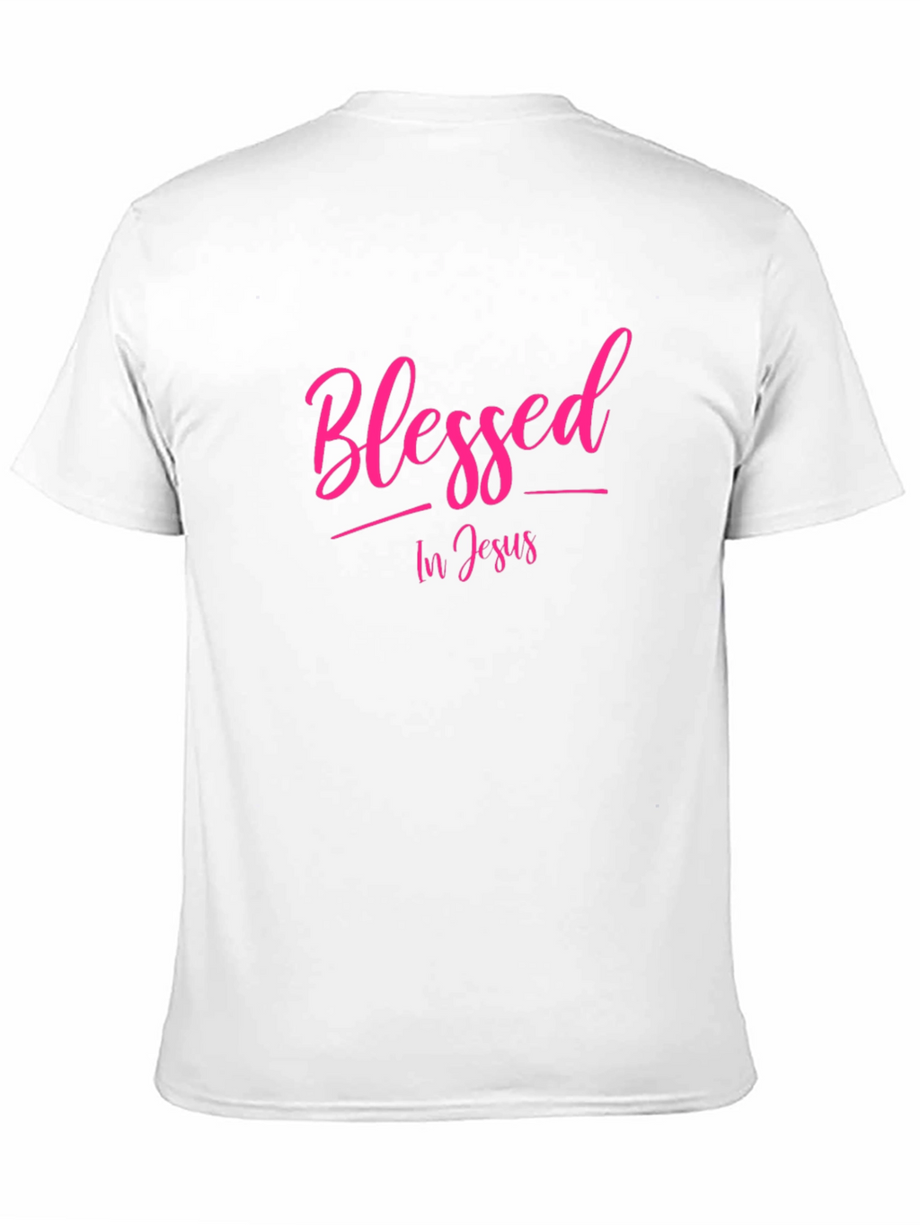 Blessed In Jesus Black T-Shirt