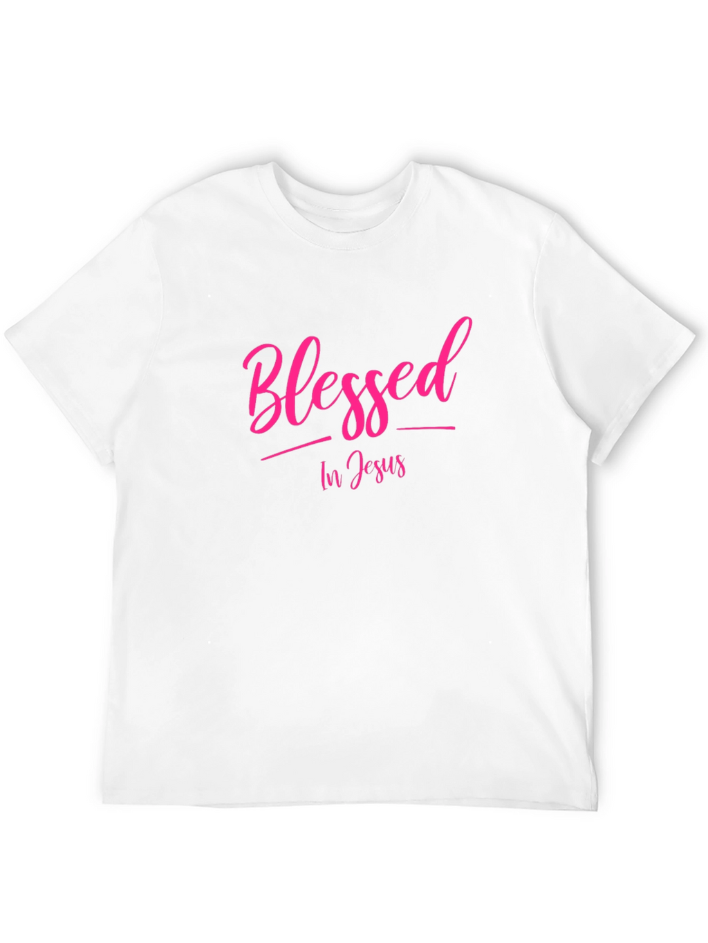 Blessed In Jesus Black T-Shirt