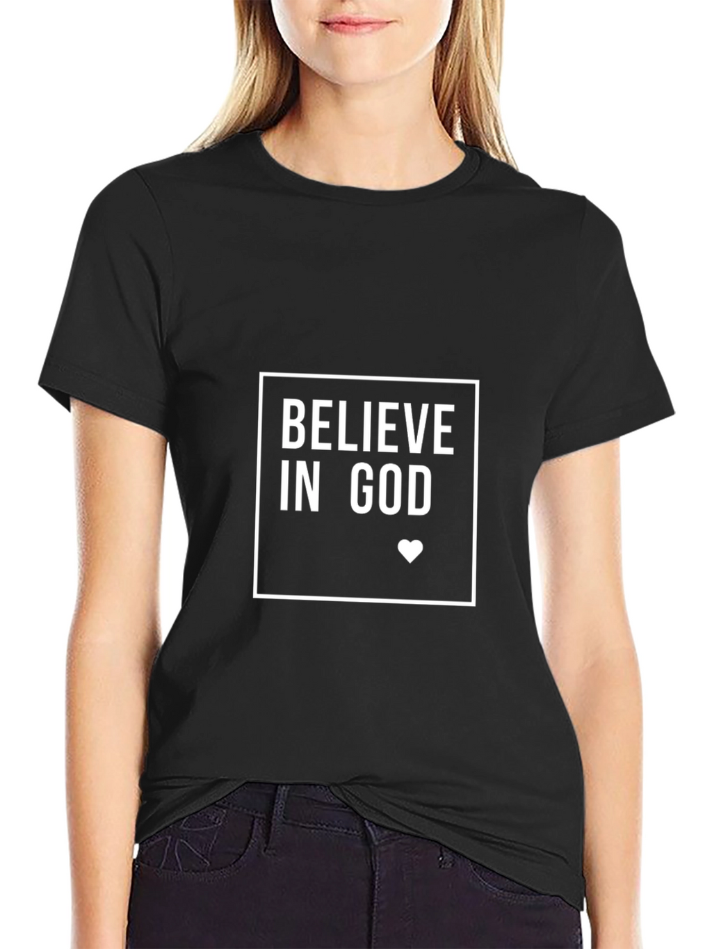 Believe In God Black T-Shirt