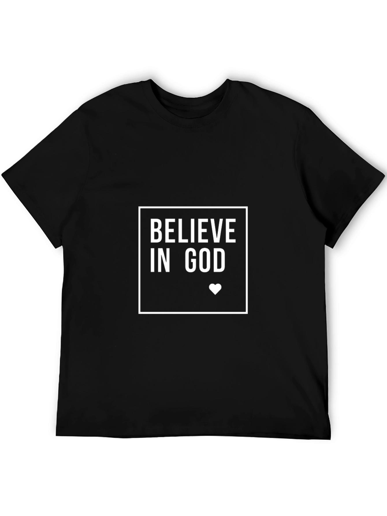 Believe In God Black T-Shirt