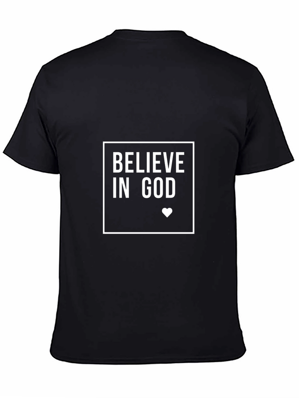 Believe In God Black T-Shirt