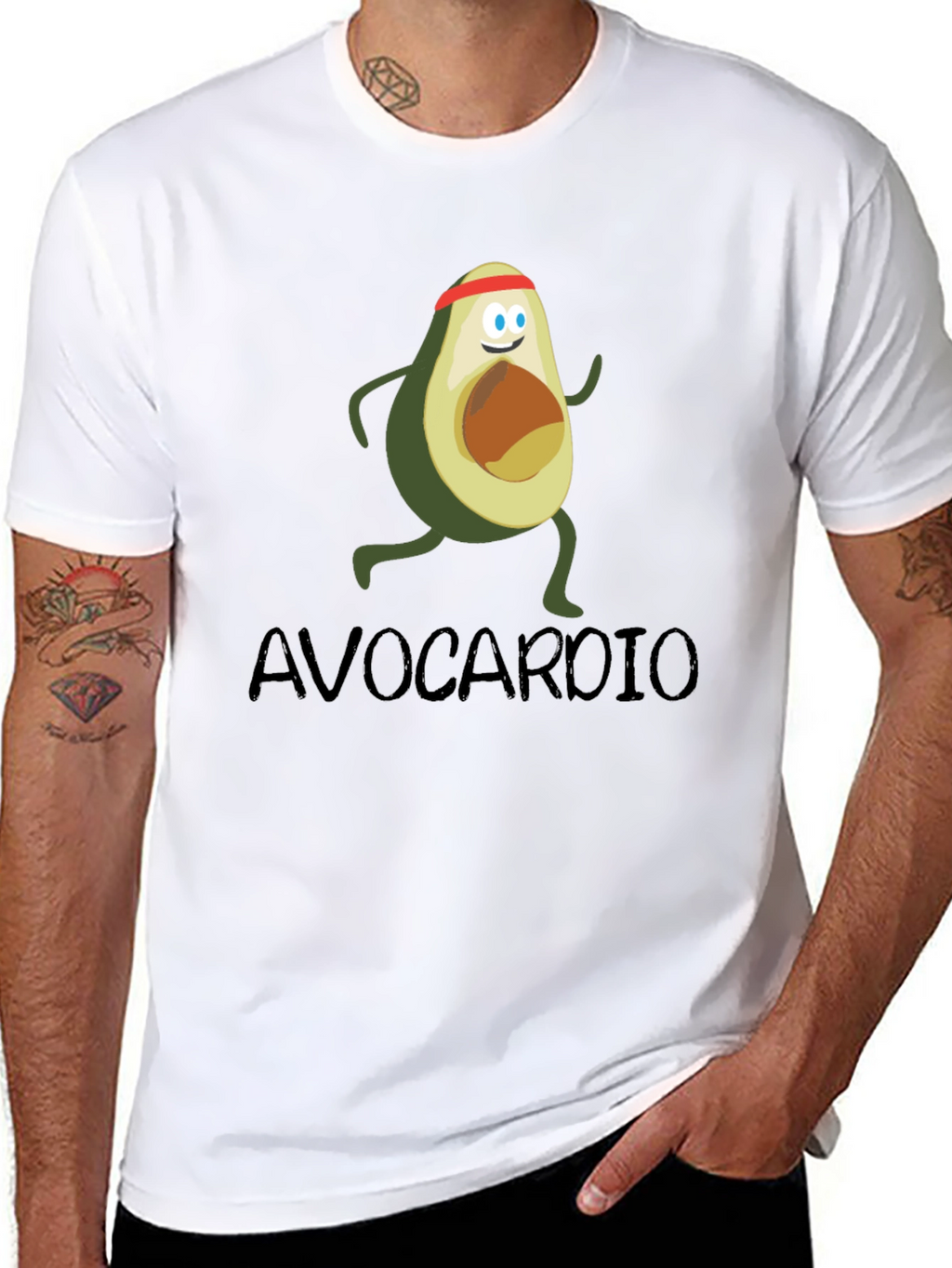 Avocardio T-Shirt - Funny Workout Tee