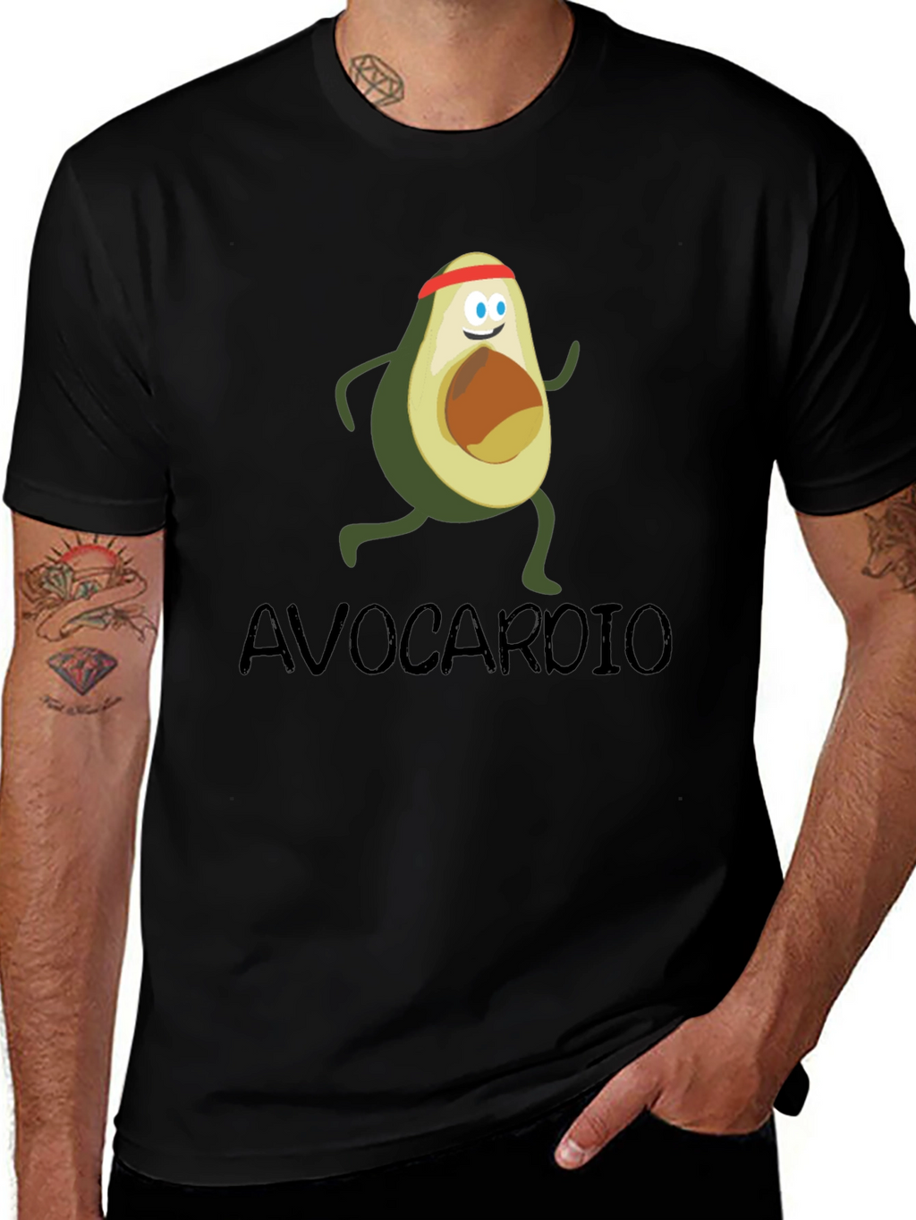 Avocardio T-Shirt - Funny Workout Tee