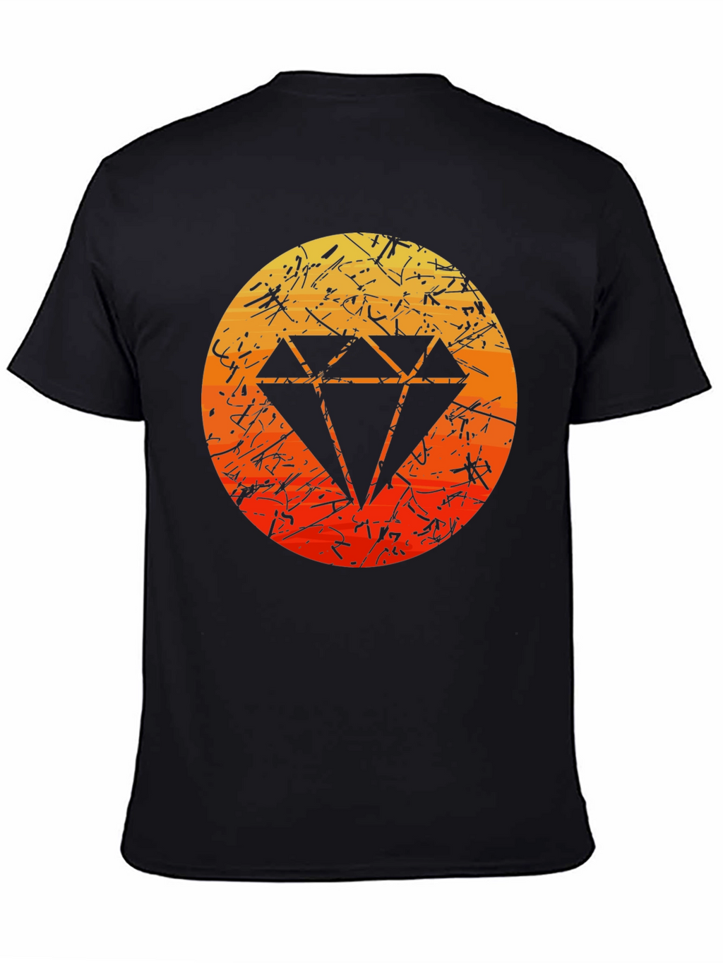 Black Diamond Graphic Tee - Modern Style