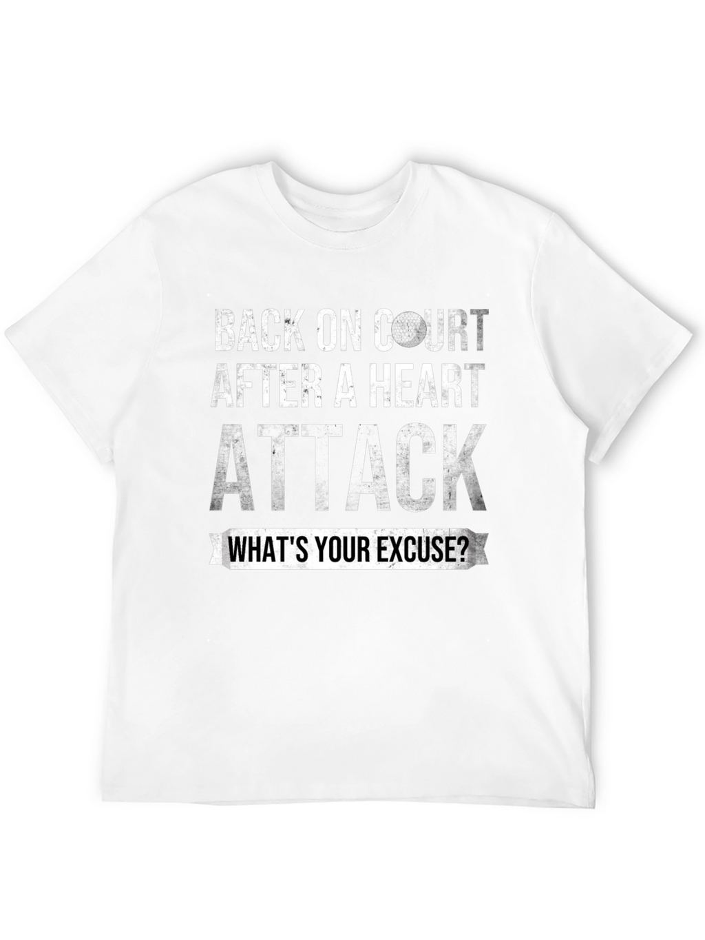 Back on Court Heart Attack T-Shirt