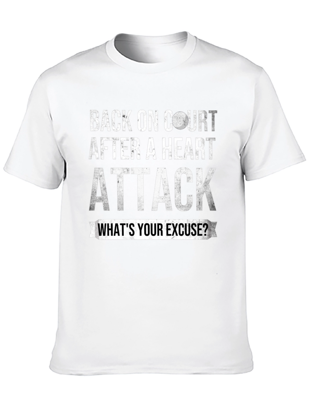 Back on Court Heart Attack T-Shirt