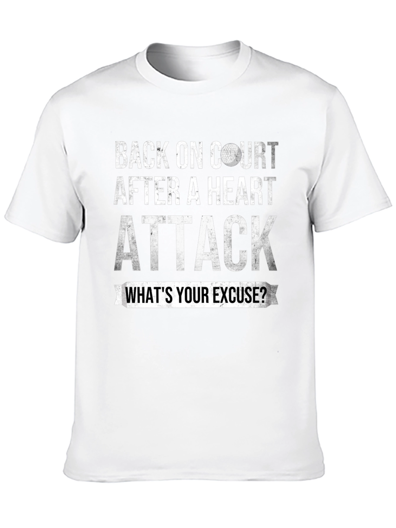 Back on Court Heart Attack T-Shirt