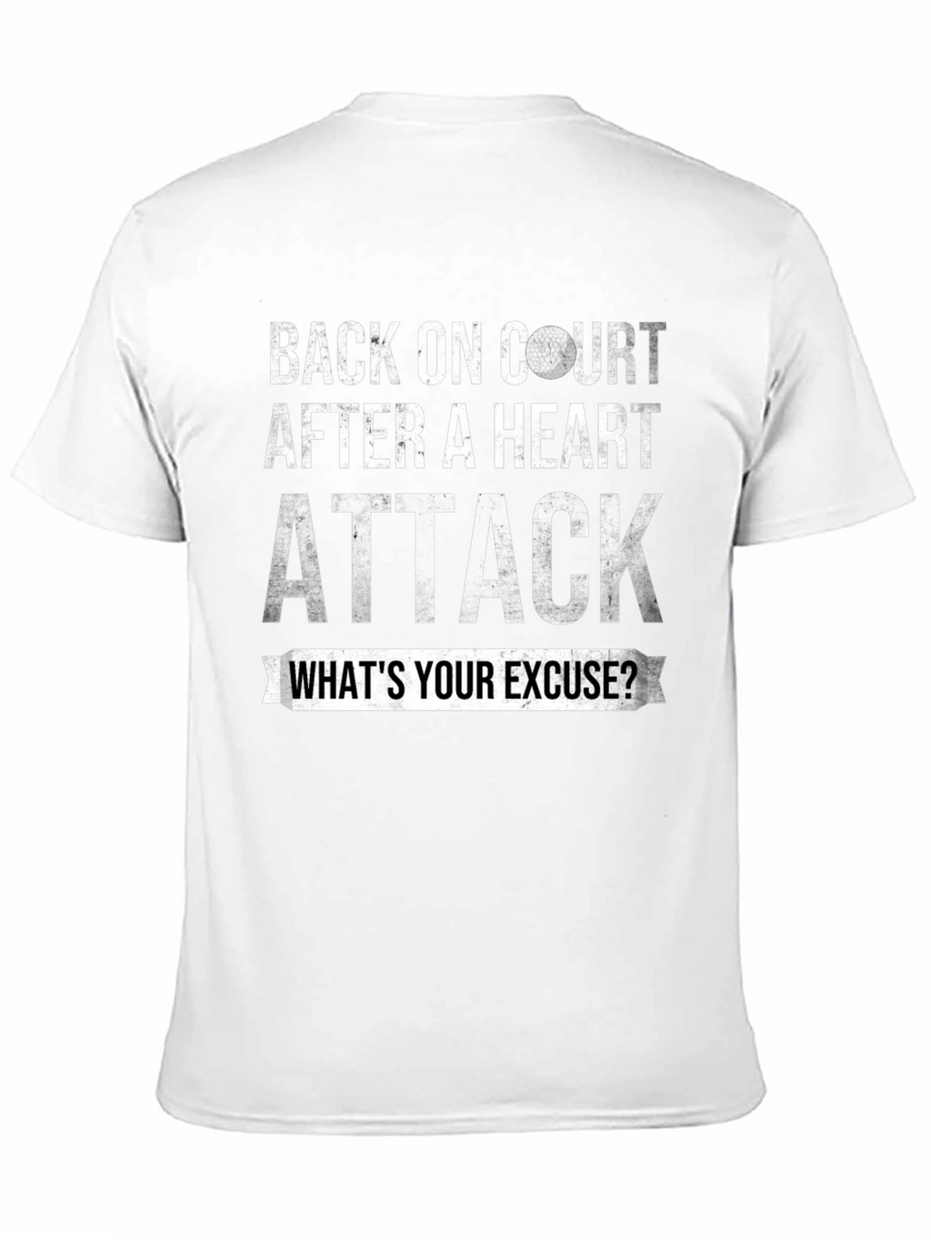 Back on Court Heart Attack T-Shirt