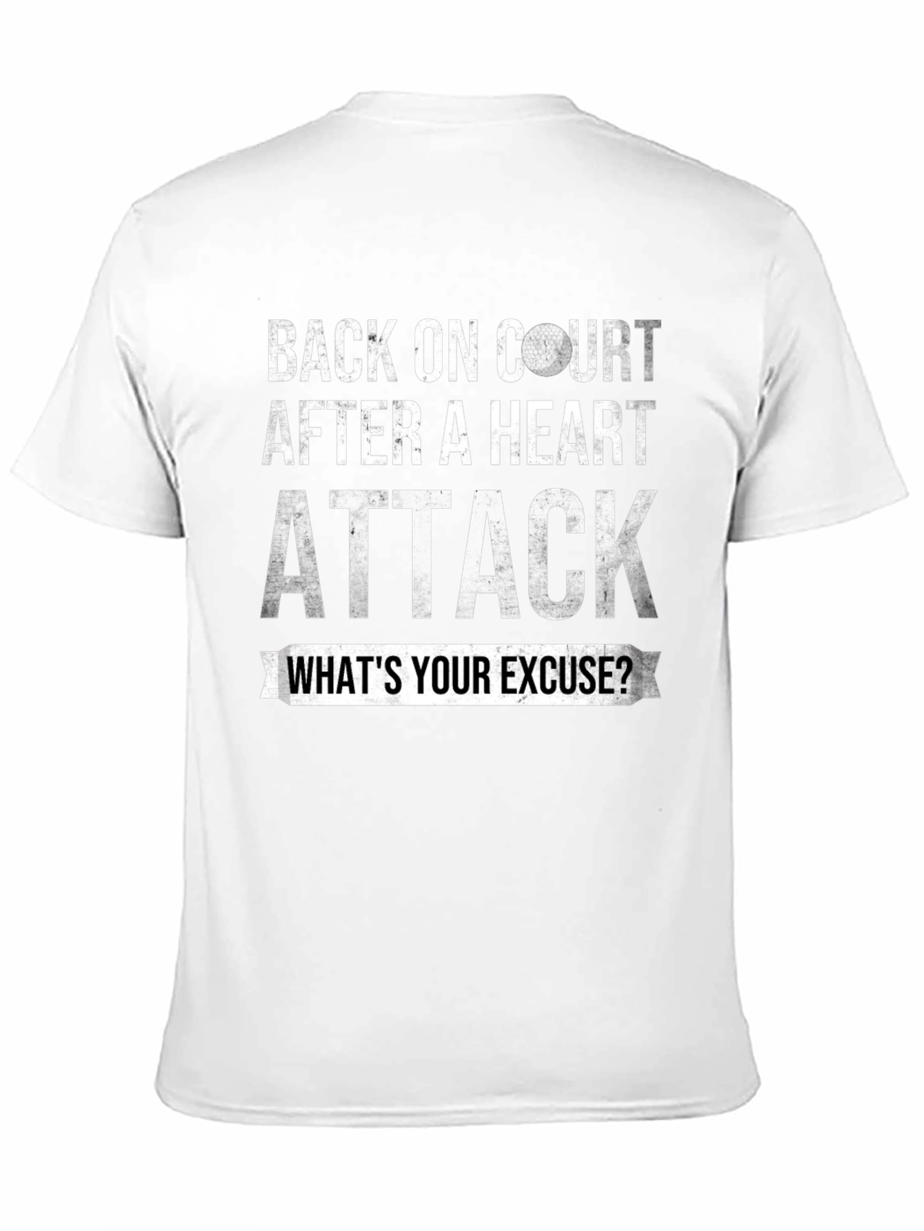 Back on Court Heart Attack T-Shirt
