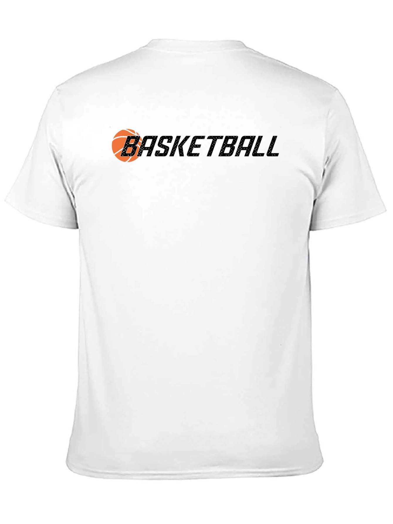 Basketball Graphic Tee - Stylish Mens Black T-Shirt