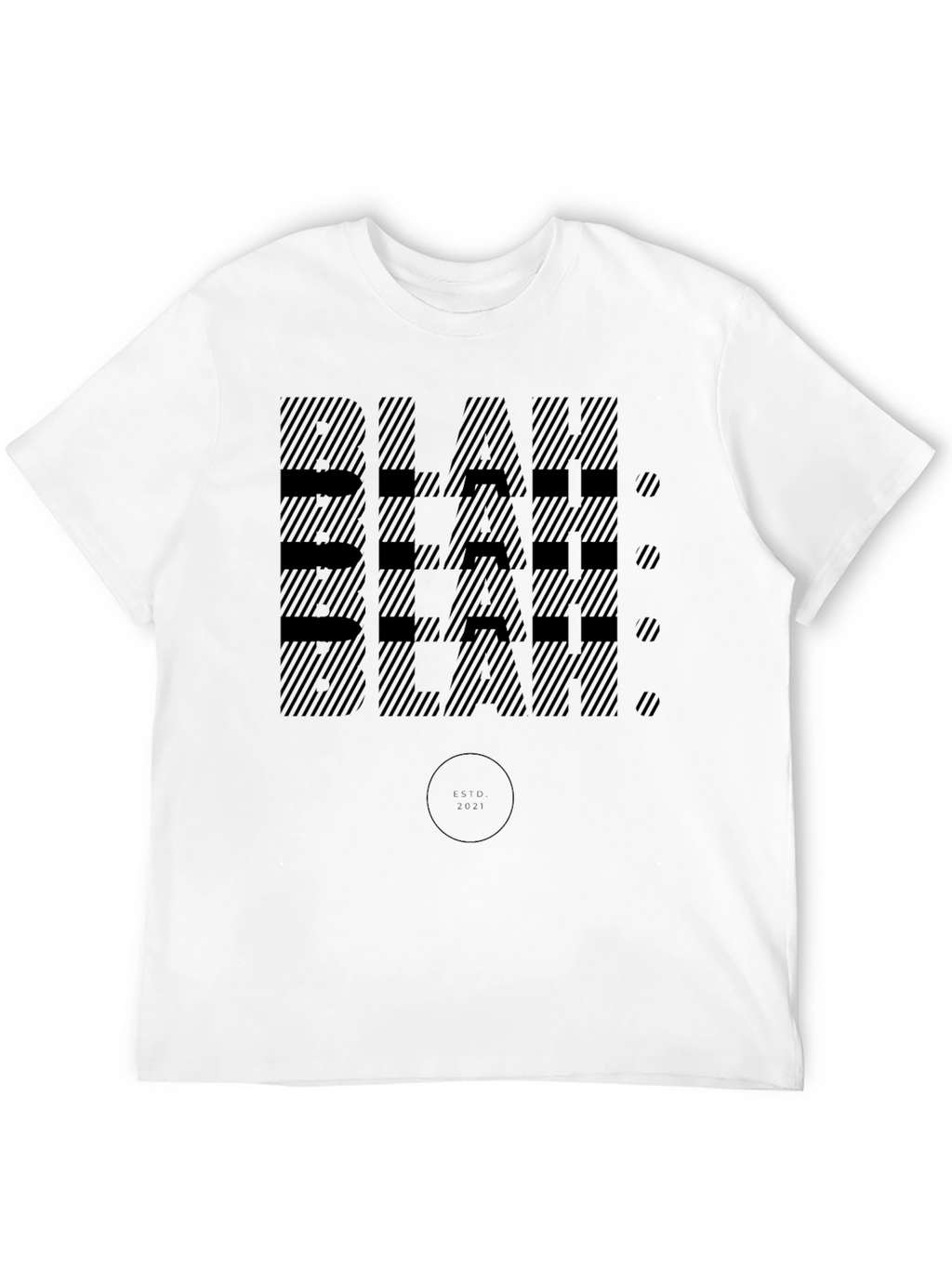 Blah Blah Black Graphic Tee