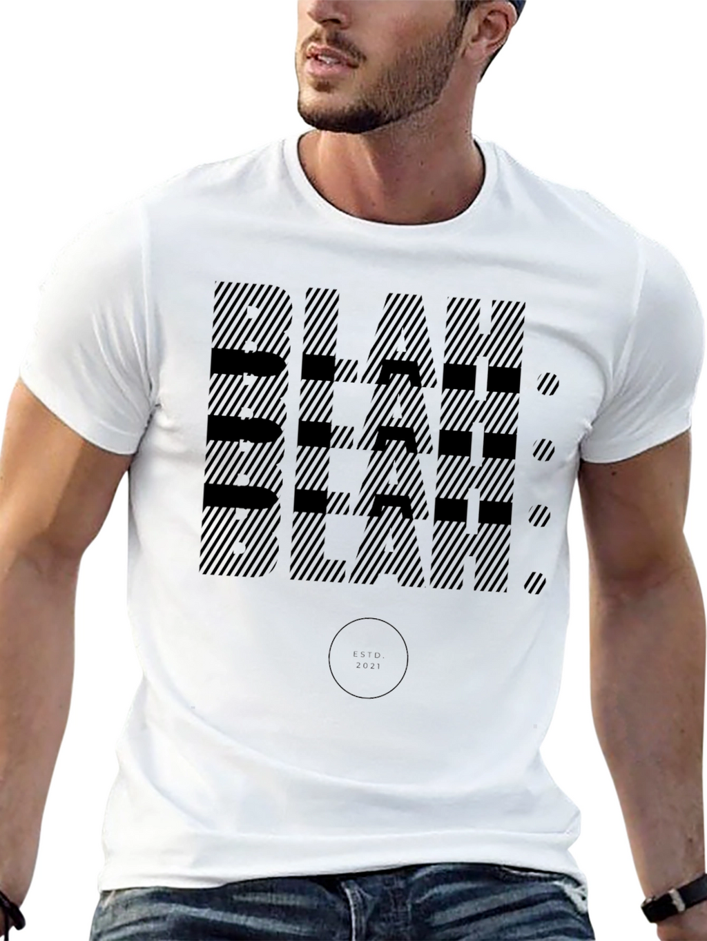 Blah Blah Black Graphic Tee